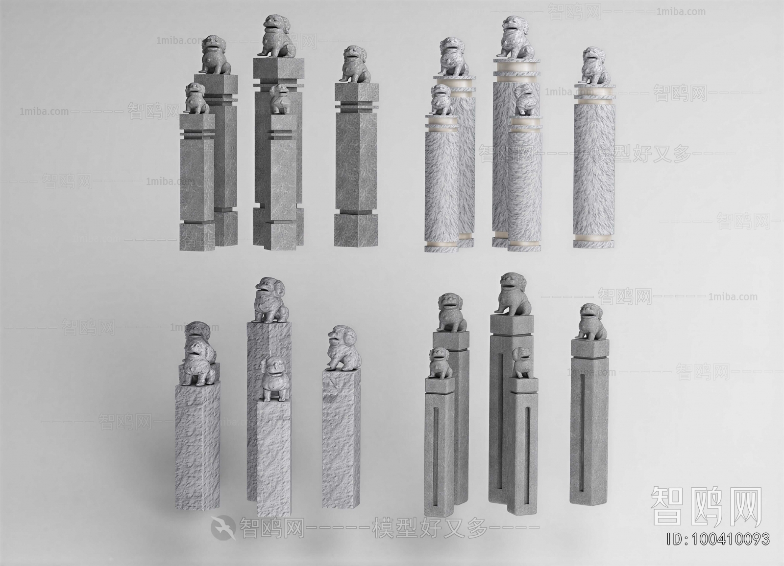 New Chinese Style Column