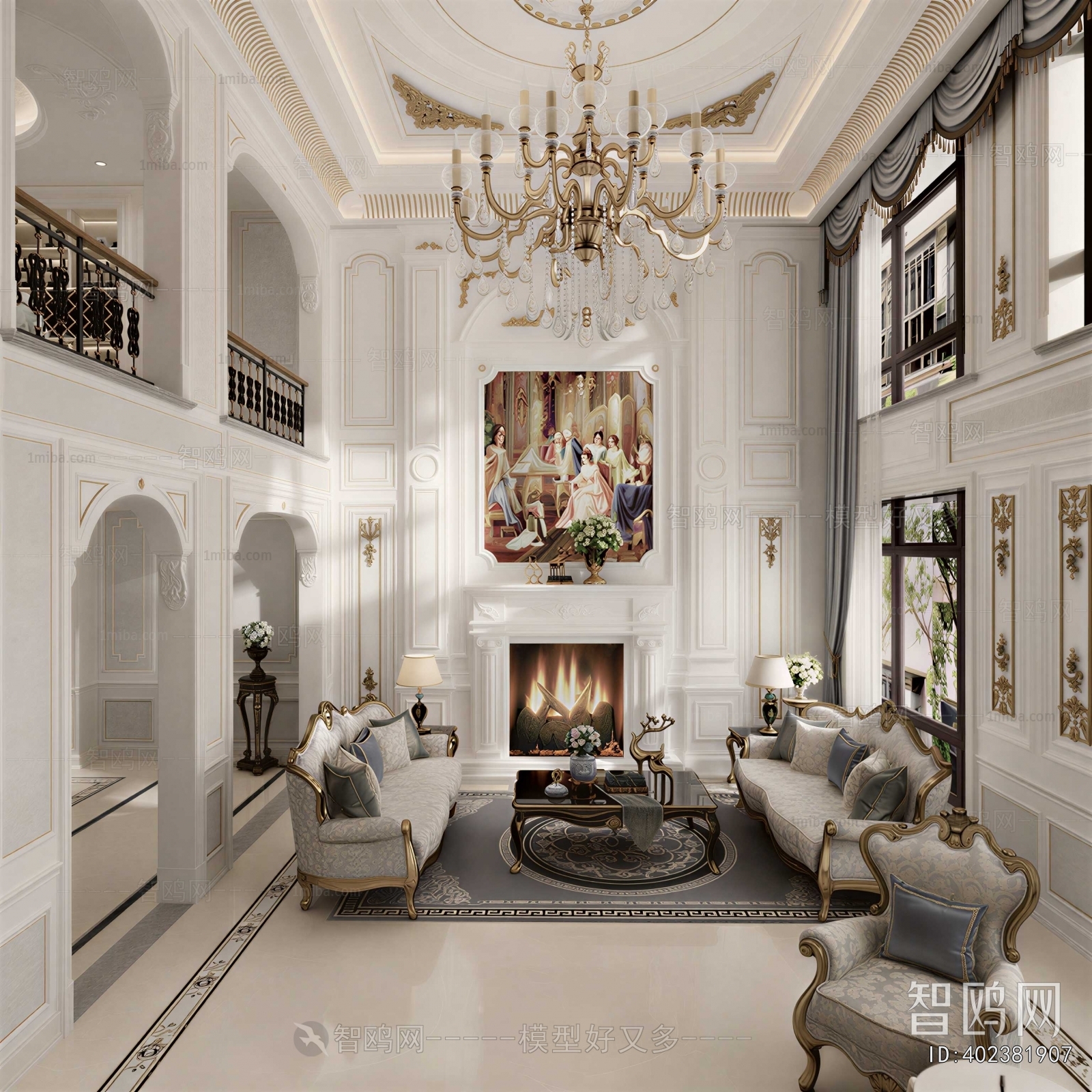 European Style A Living Room