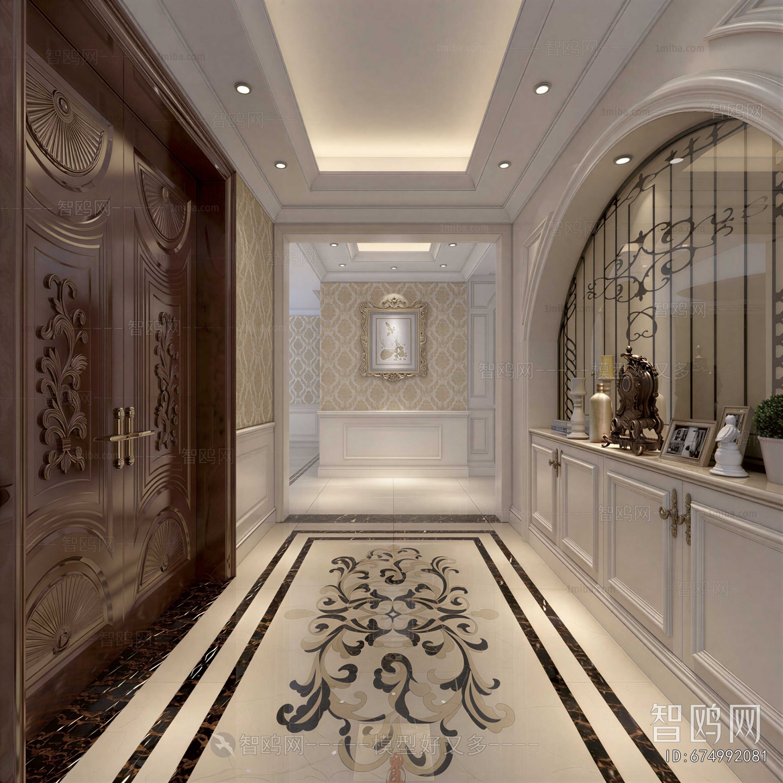European Style Hallway