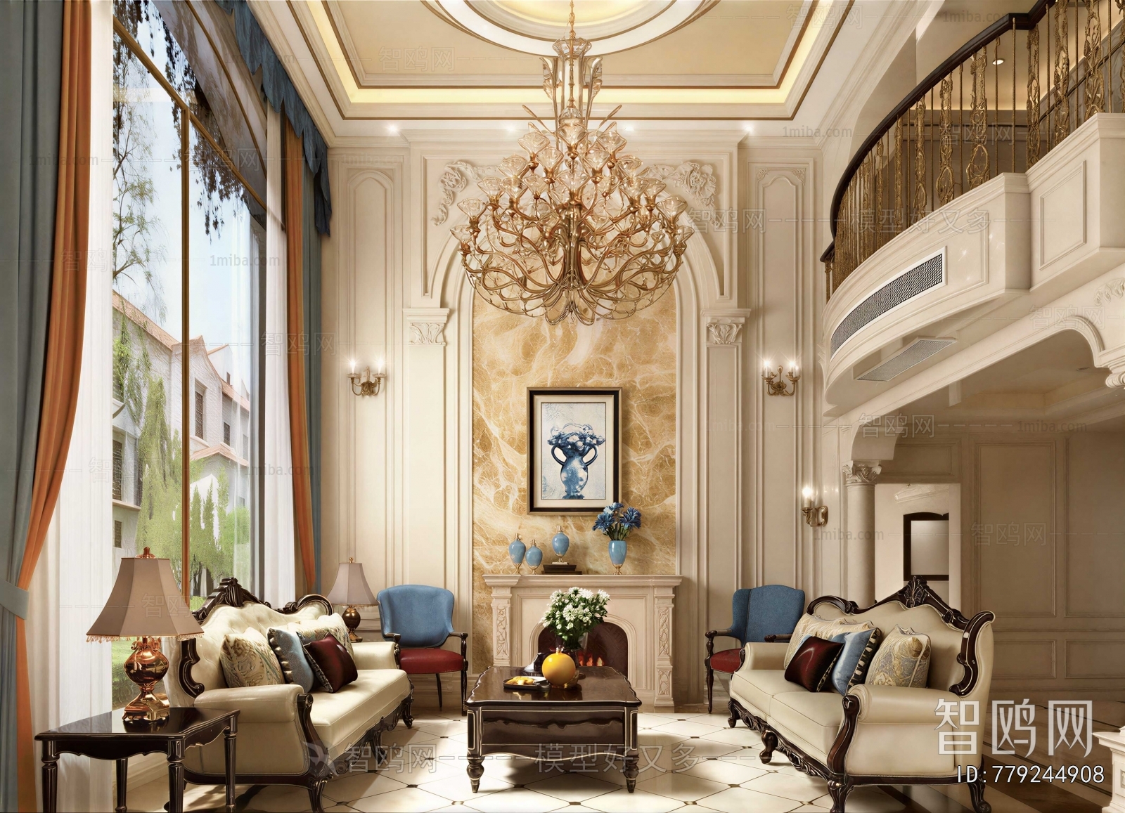 European Style A Living Room