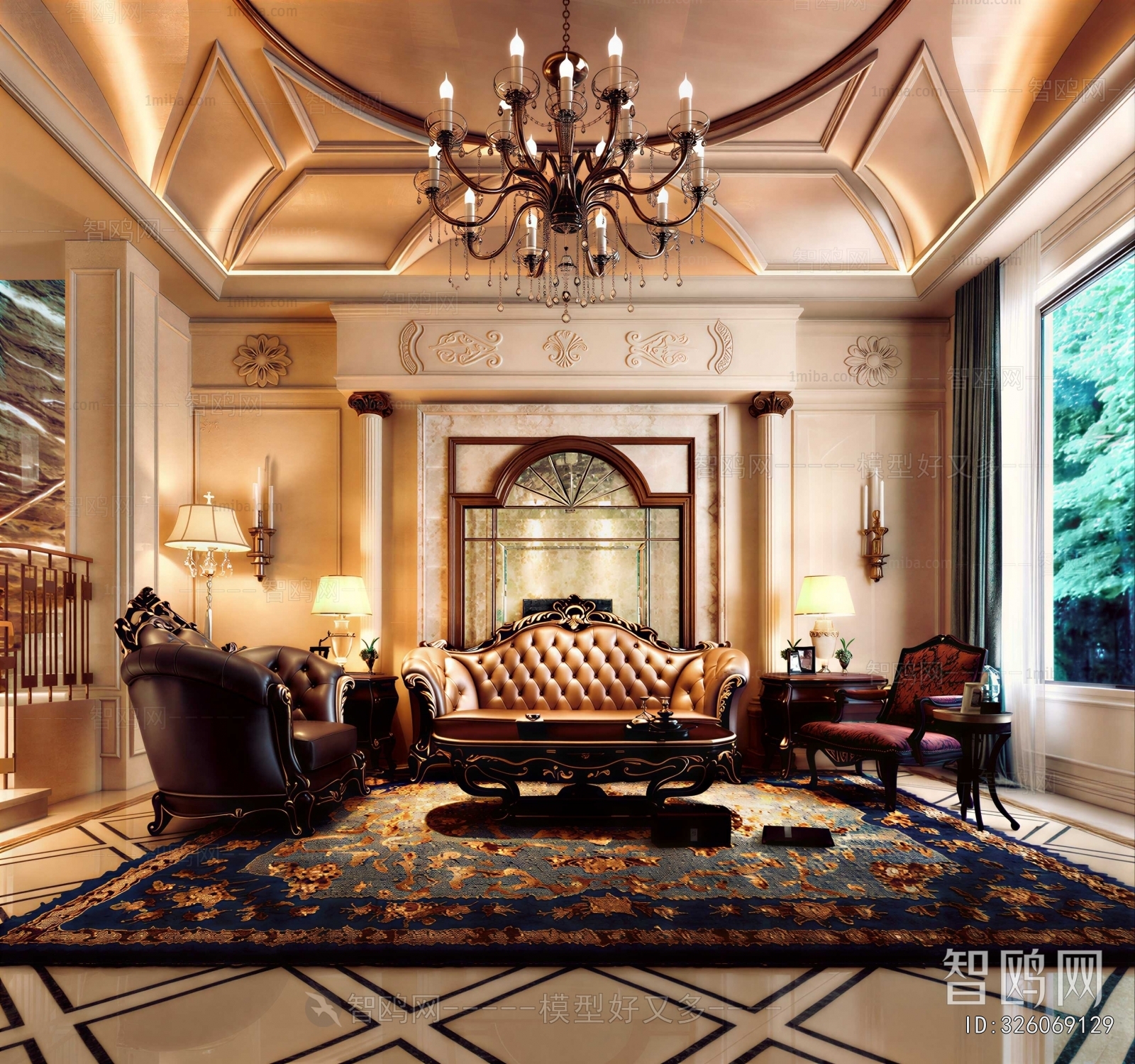 European Style A Living Room