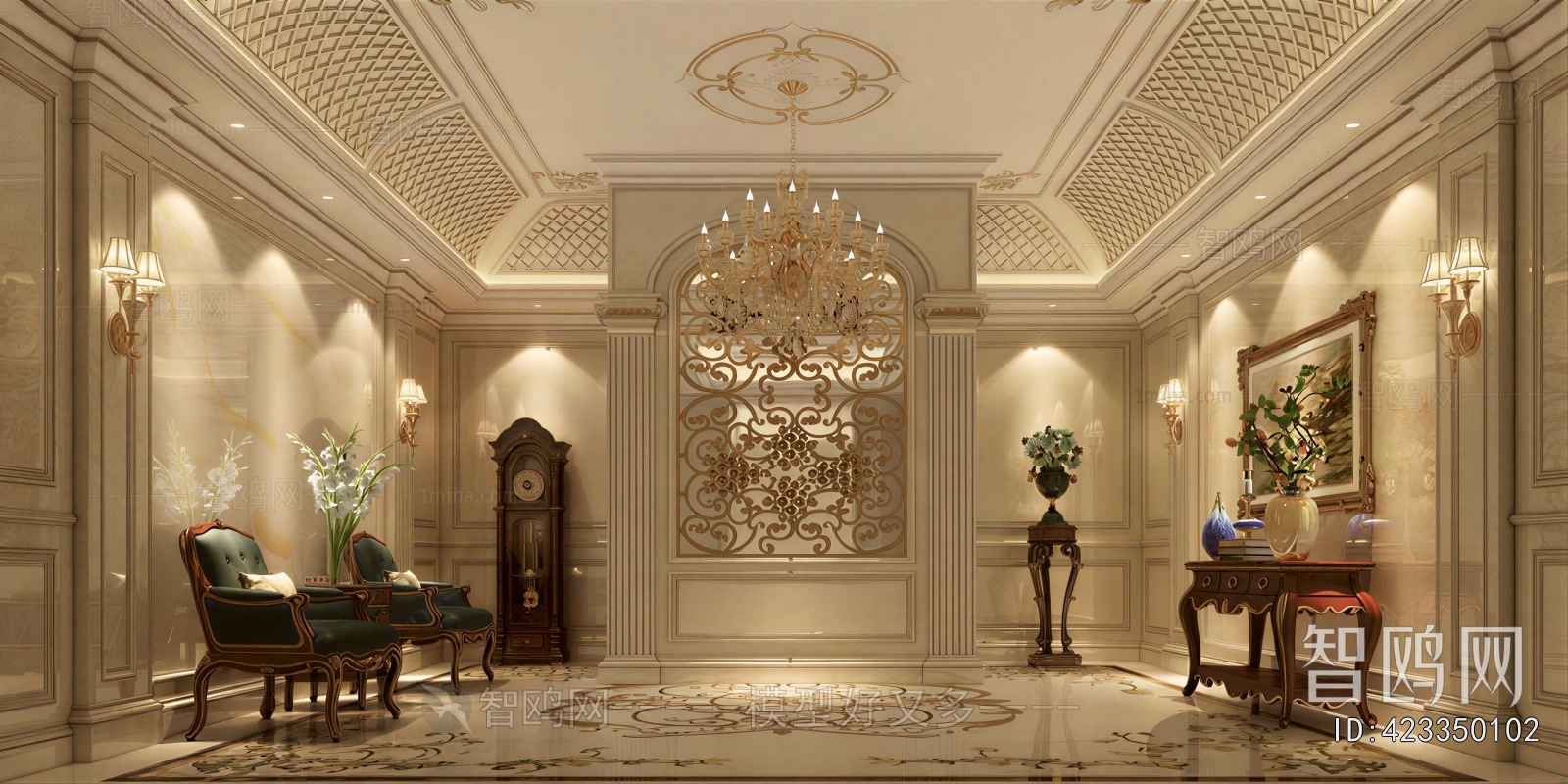 European Style Hallway