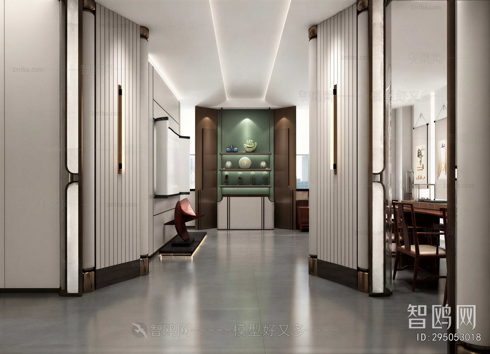 New Chinese Style Hallway