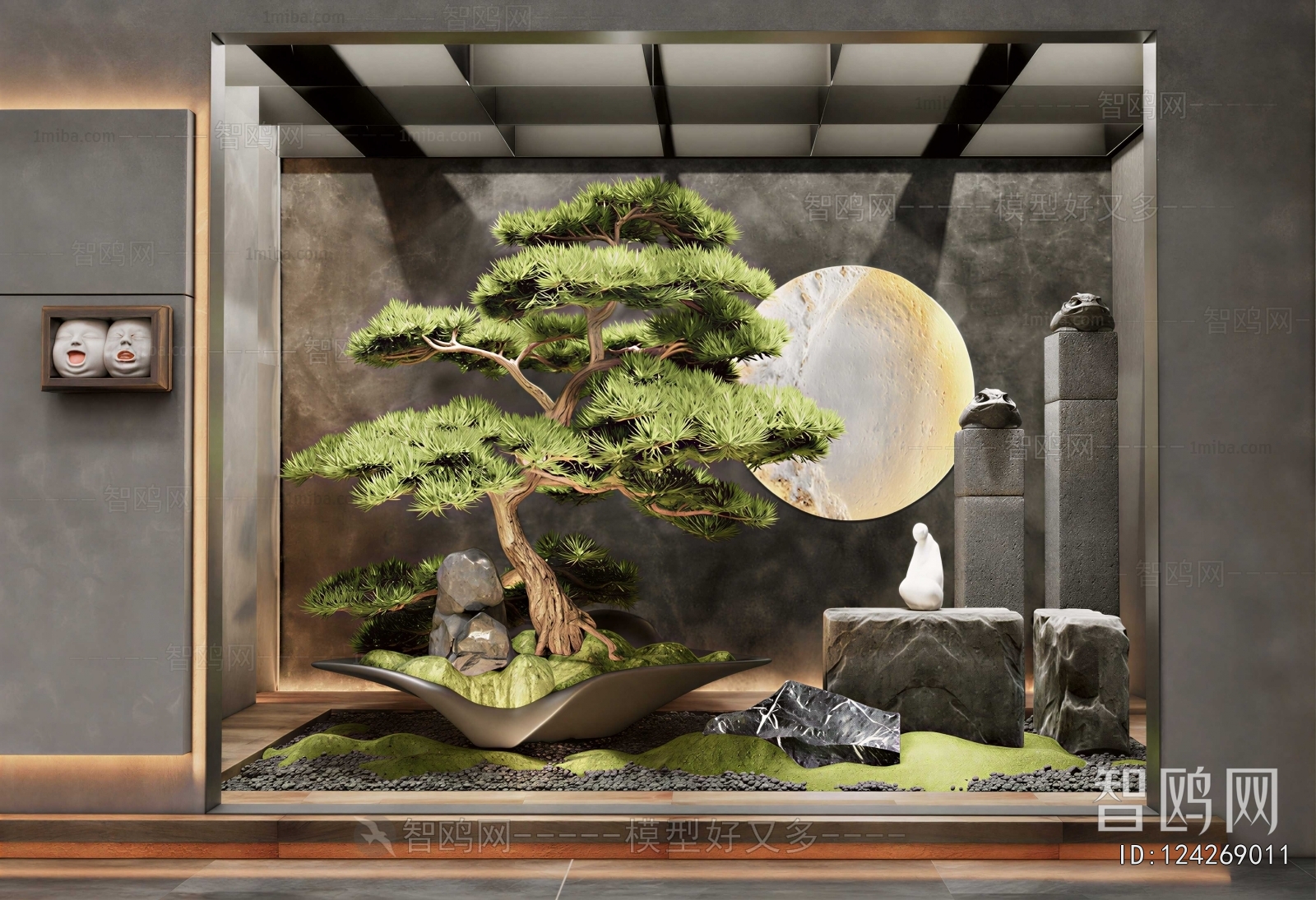New Chinese Style Plant Landscaping