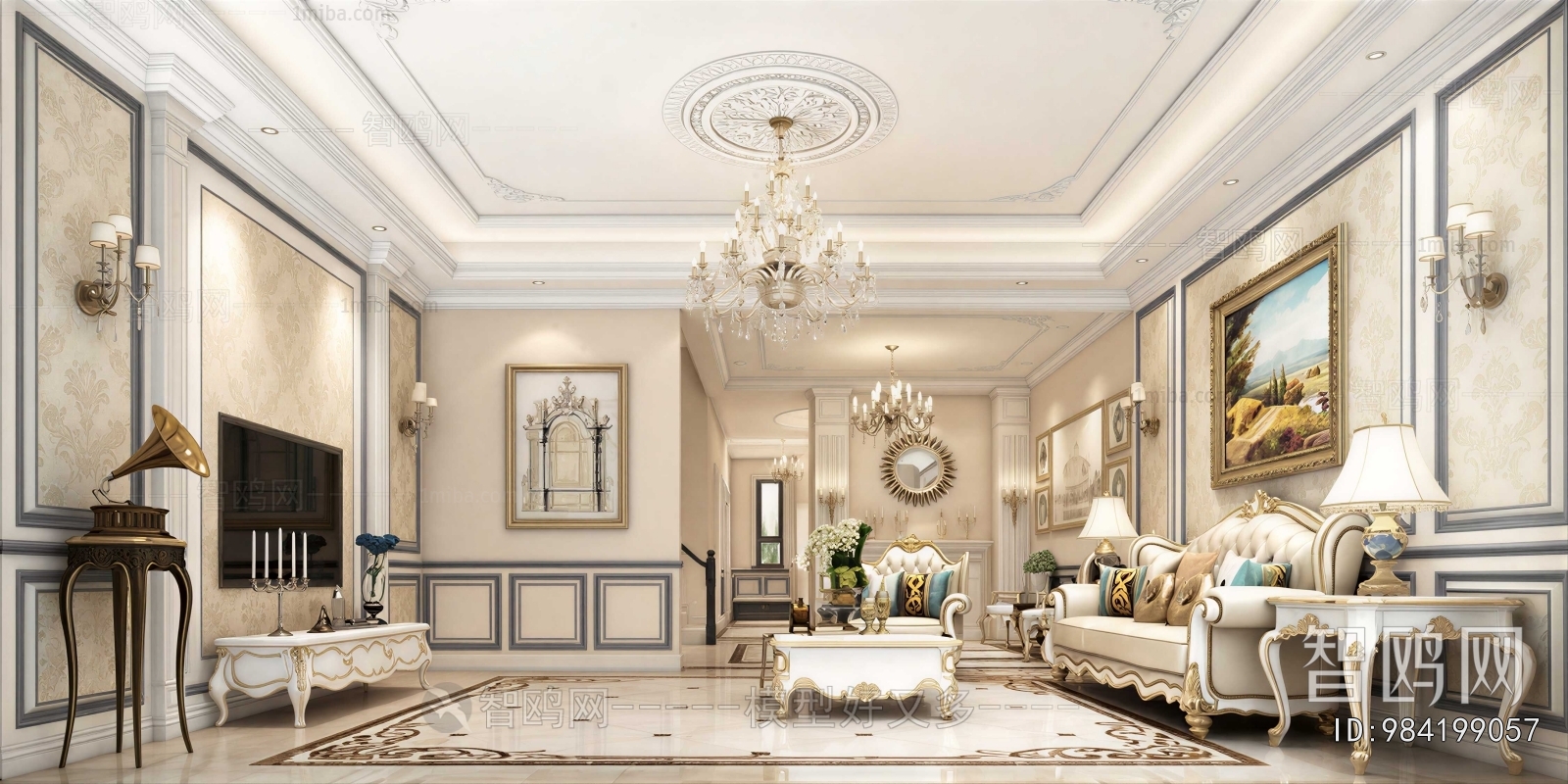 European Style A Living Room