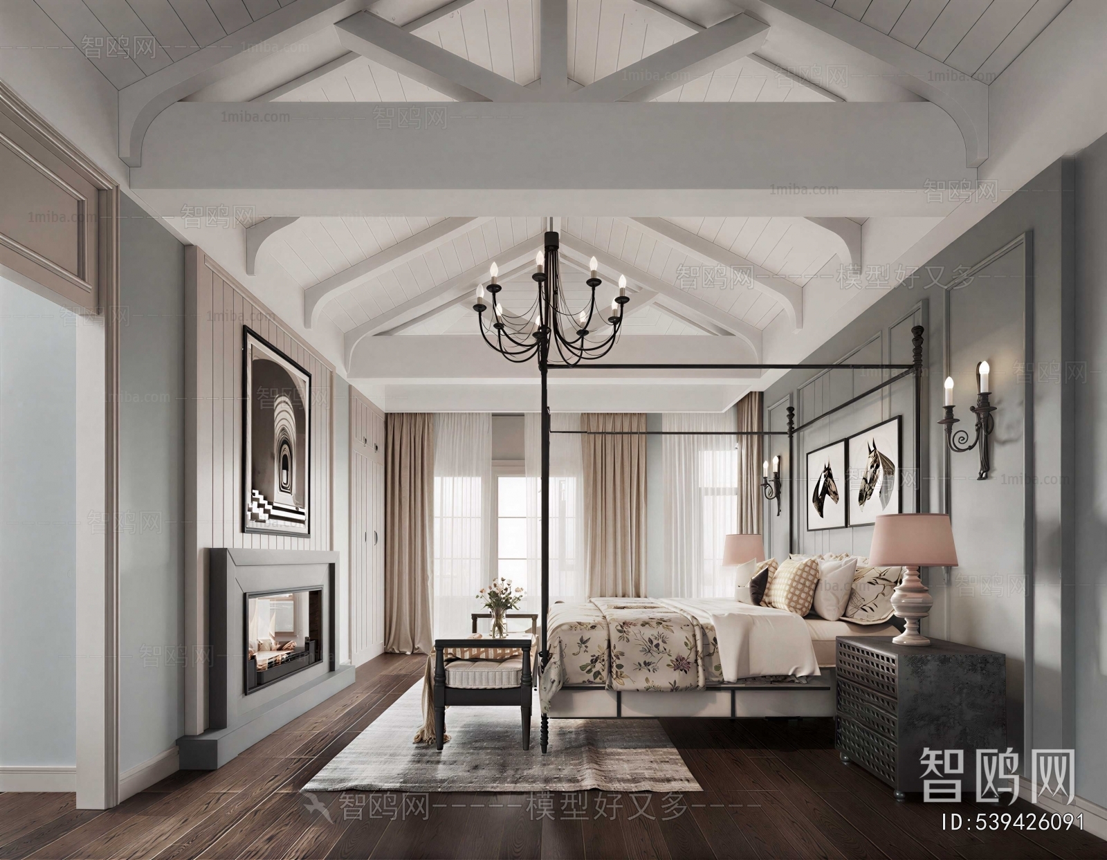 American Style Bedroom