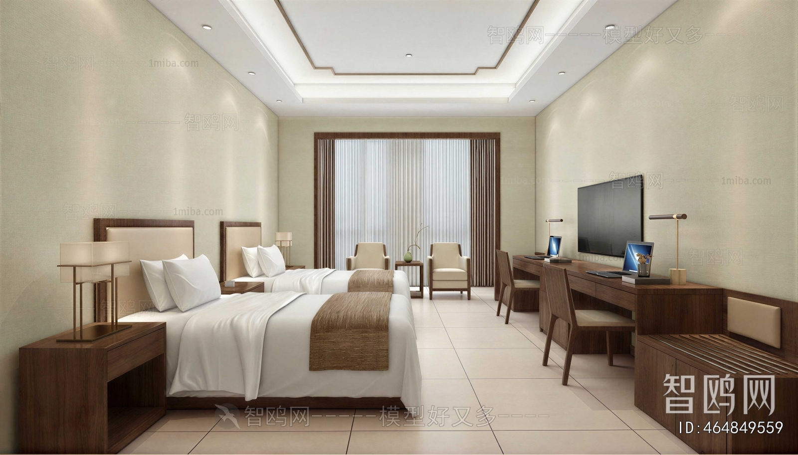New Chinese Style Guest Room