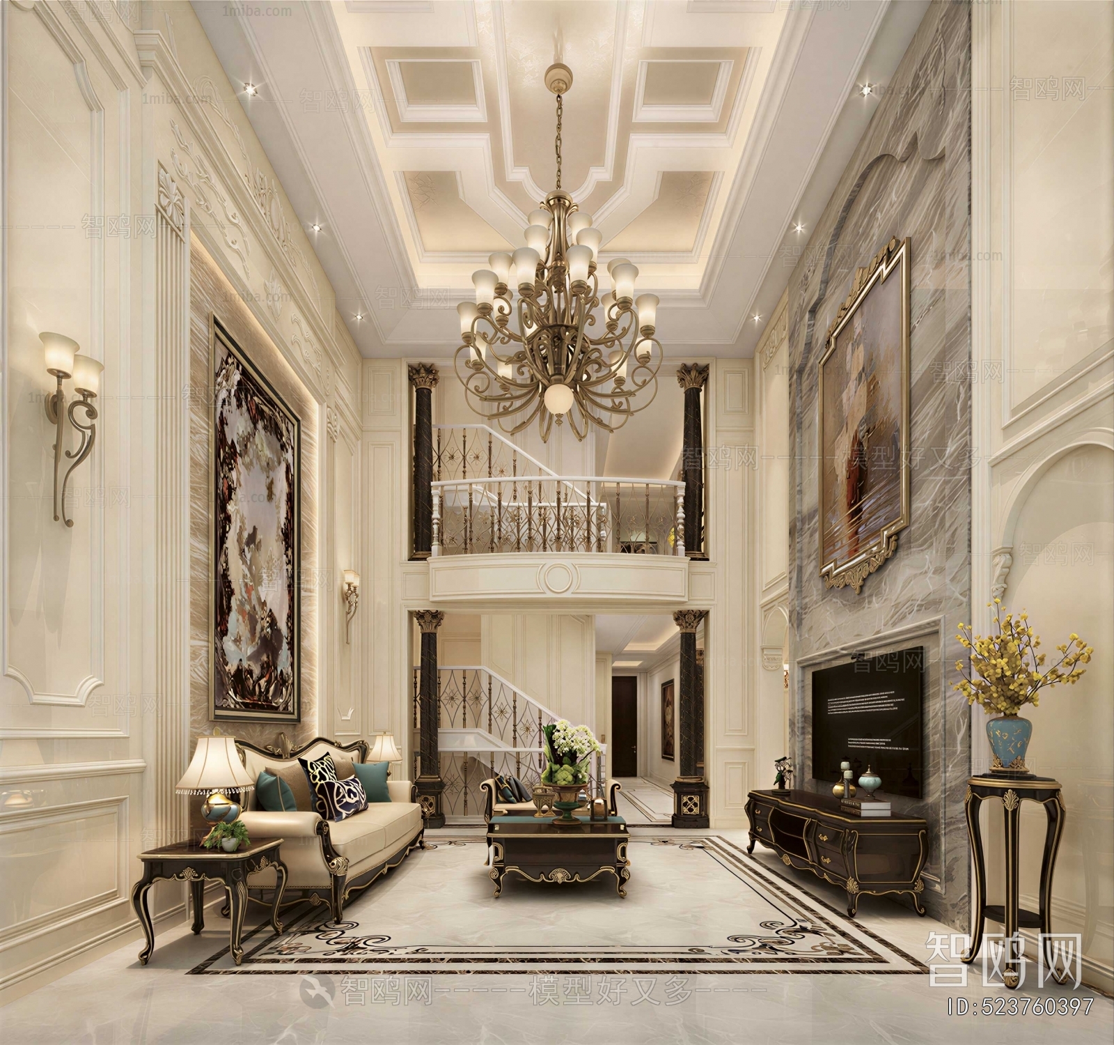 European Style A Living Room