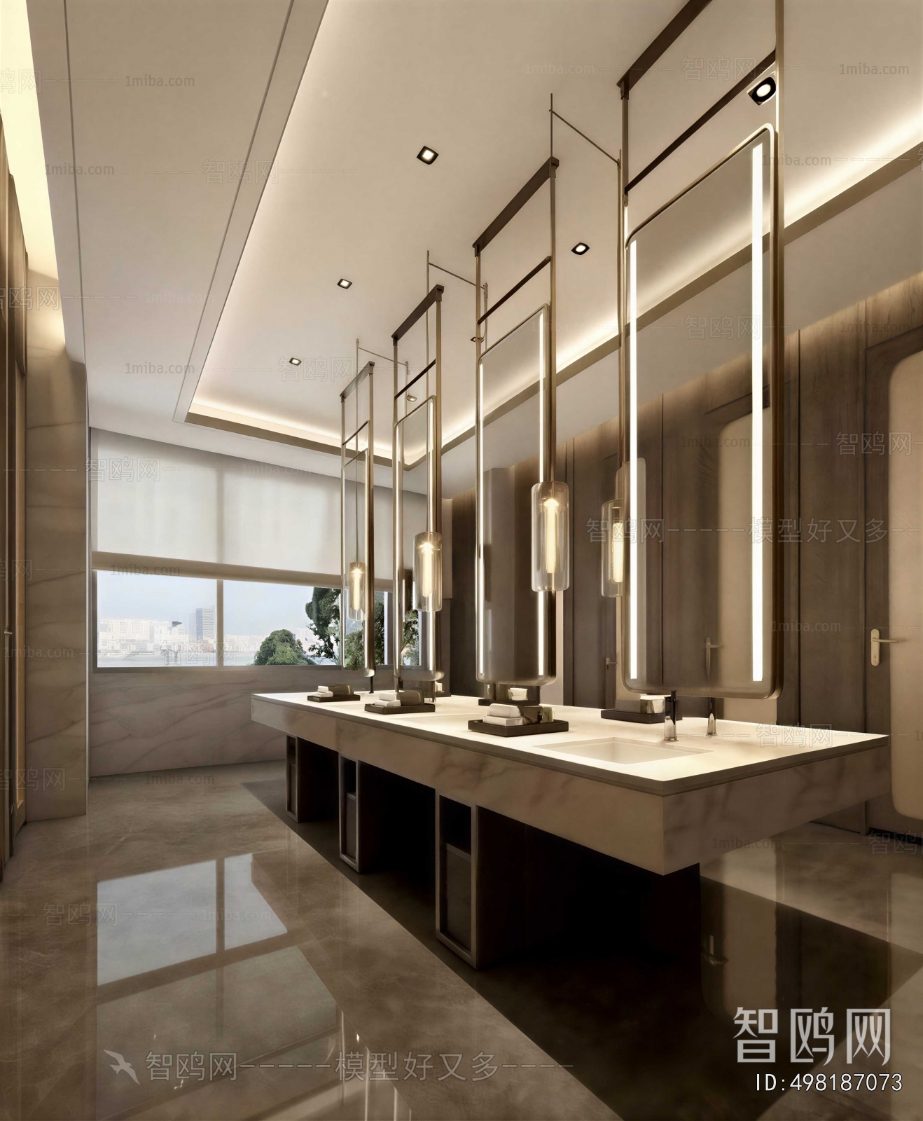 Modern Public Toilet