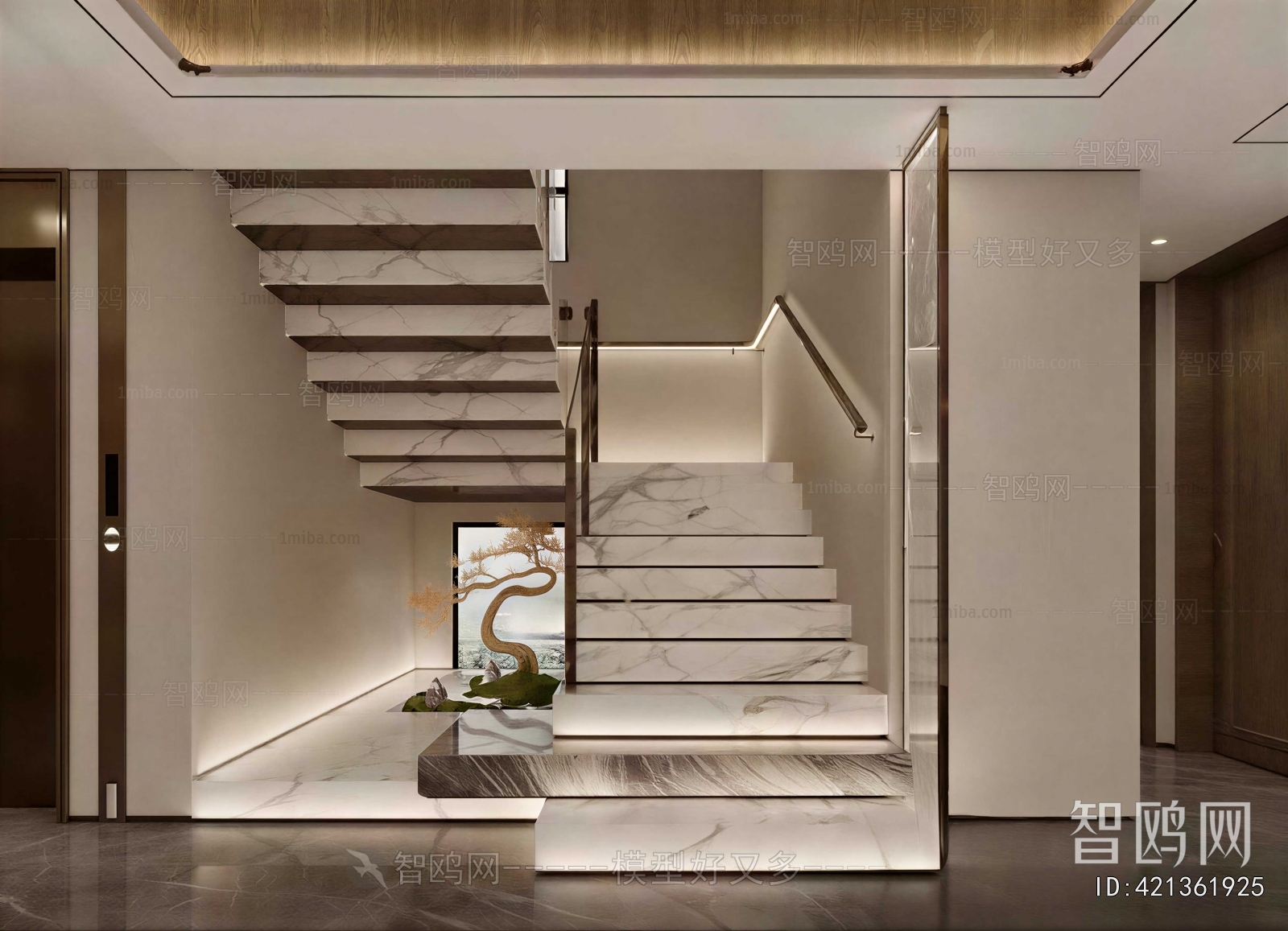 New Chinese Style Stairwell