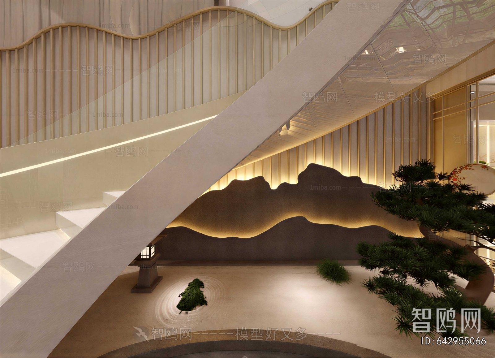 New Chinese Style Stairwell