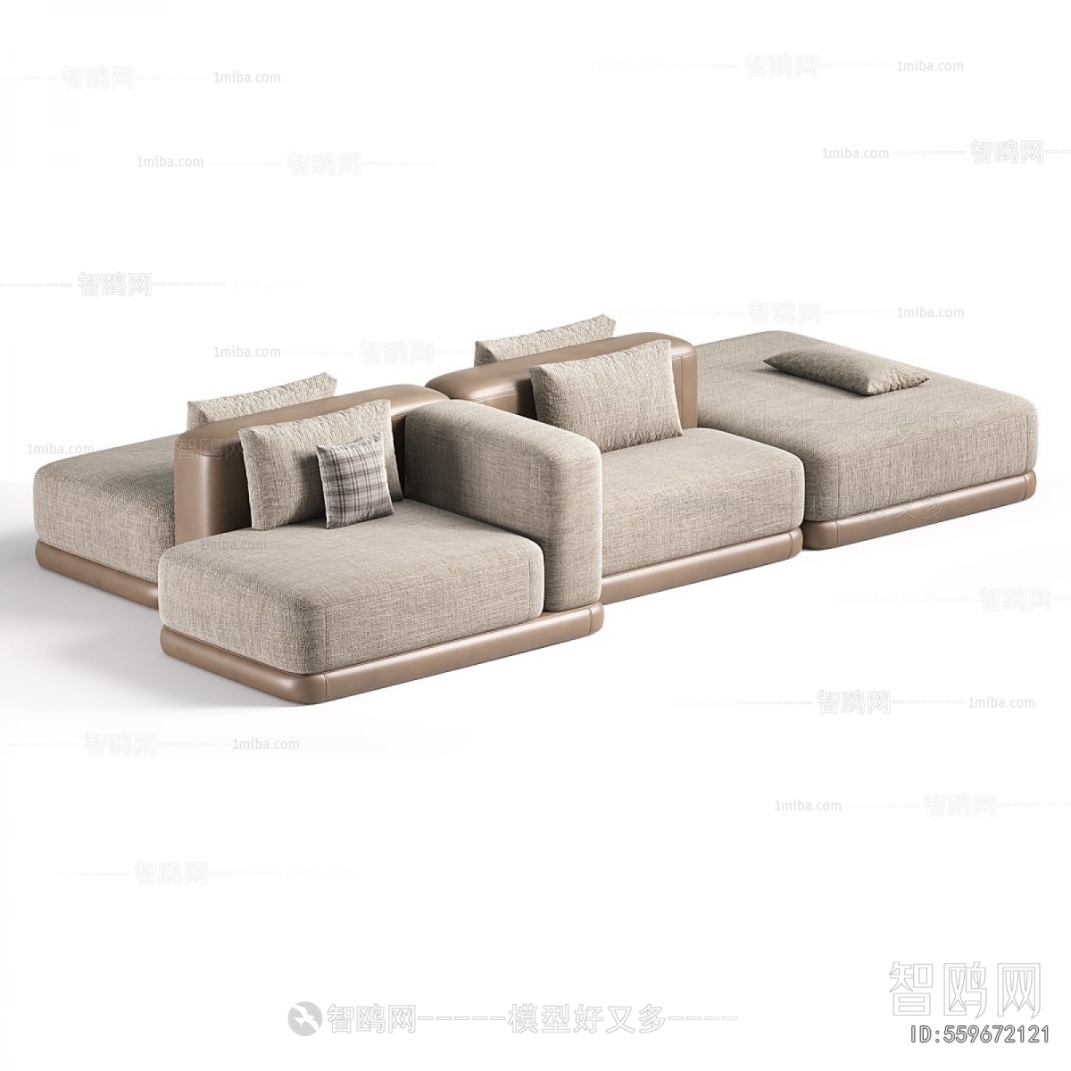 Modern Multi Person Sofa