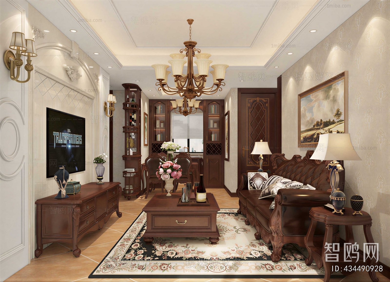 European Style A Living Room