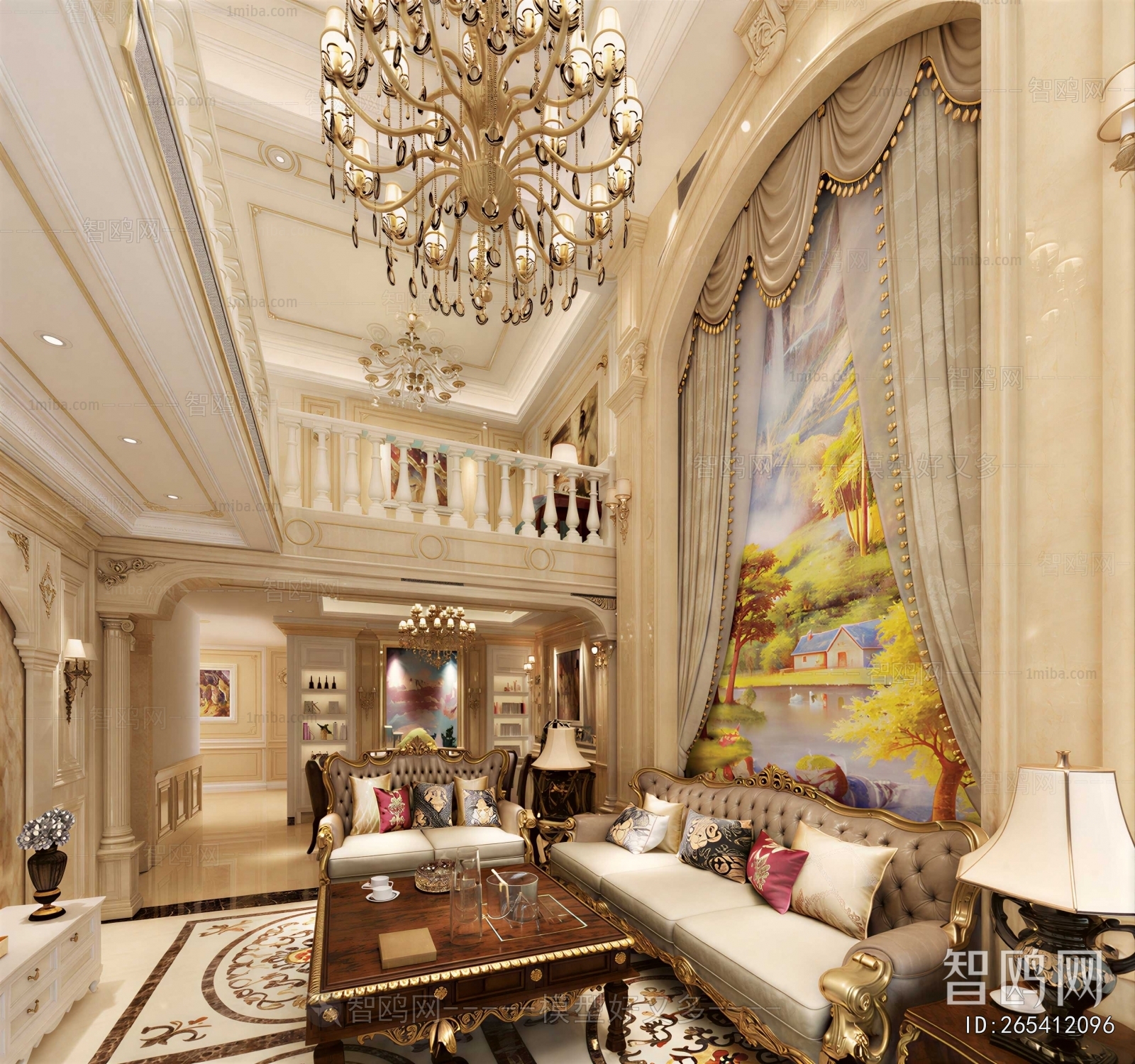 European Style A Living Room