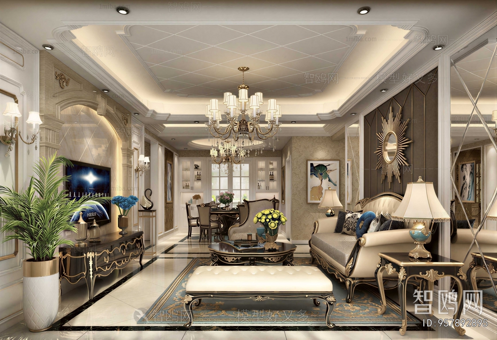 European Style A Living Room