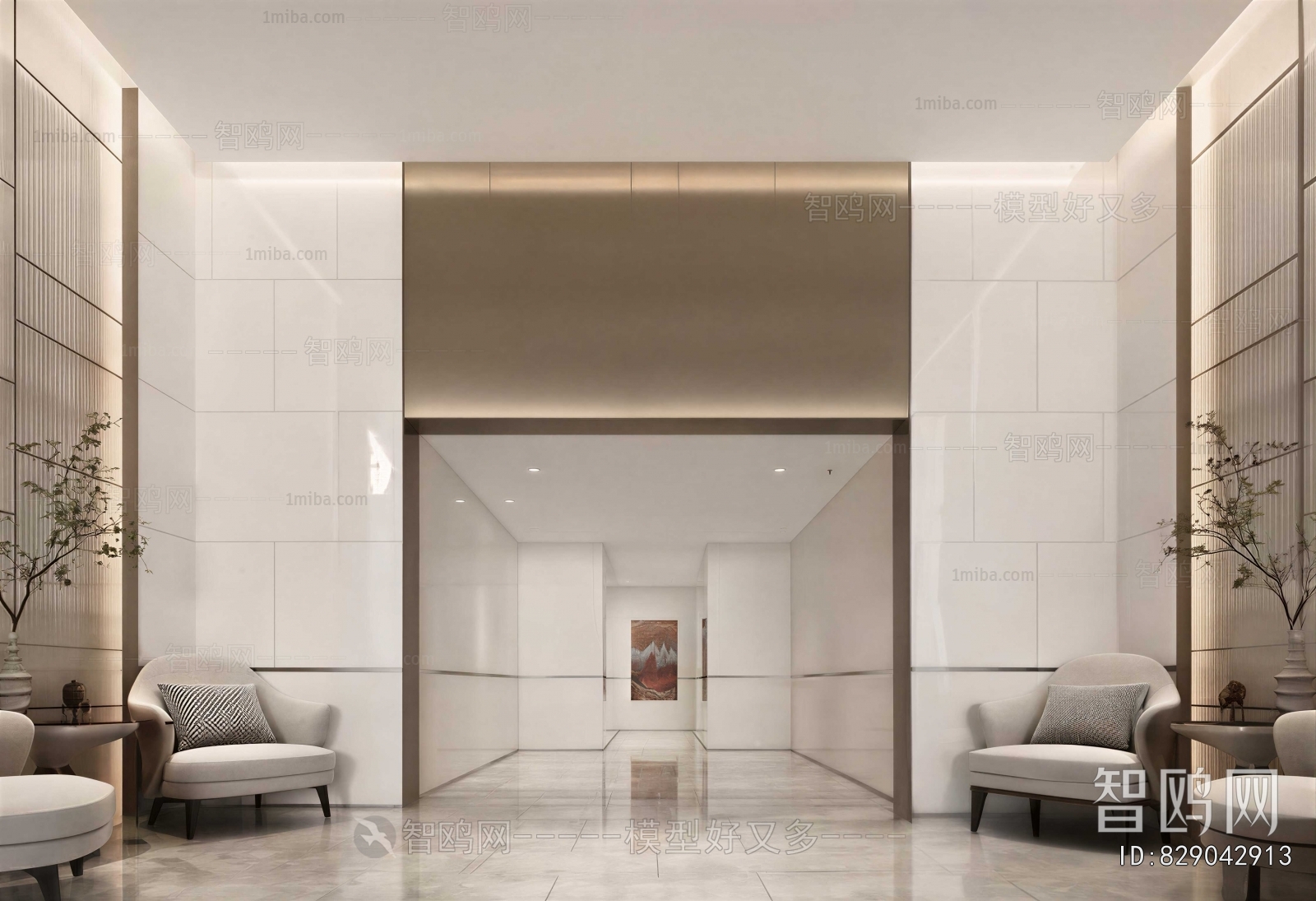 Modern Office Reception Desk