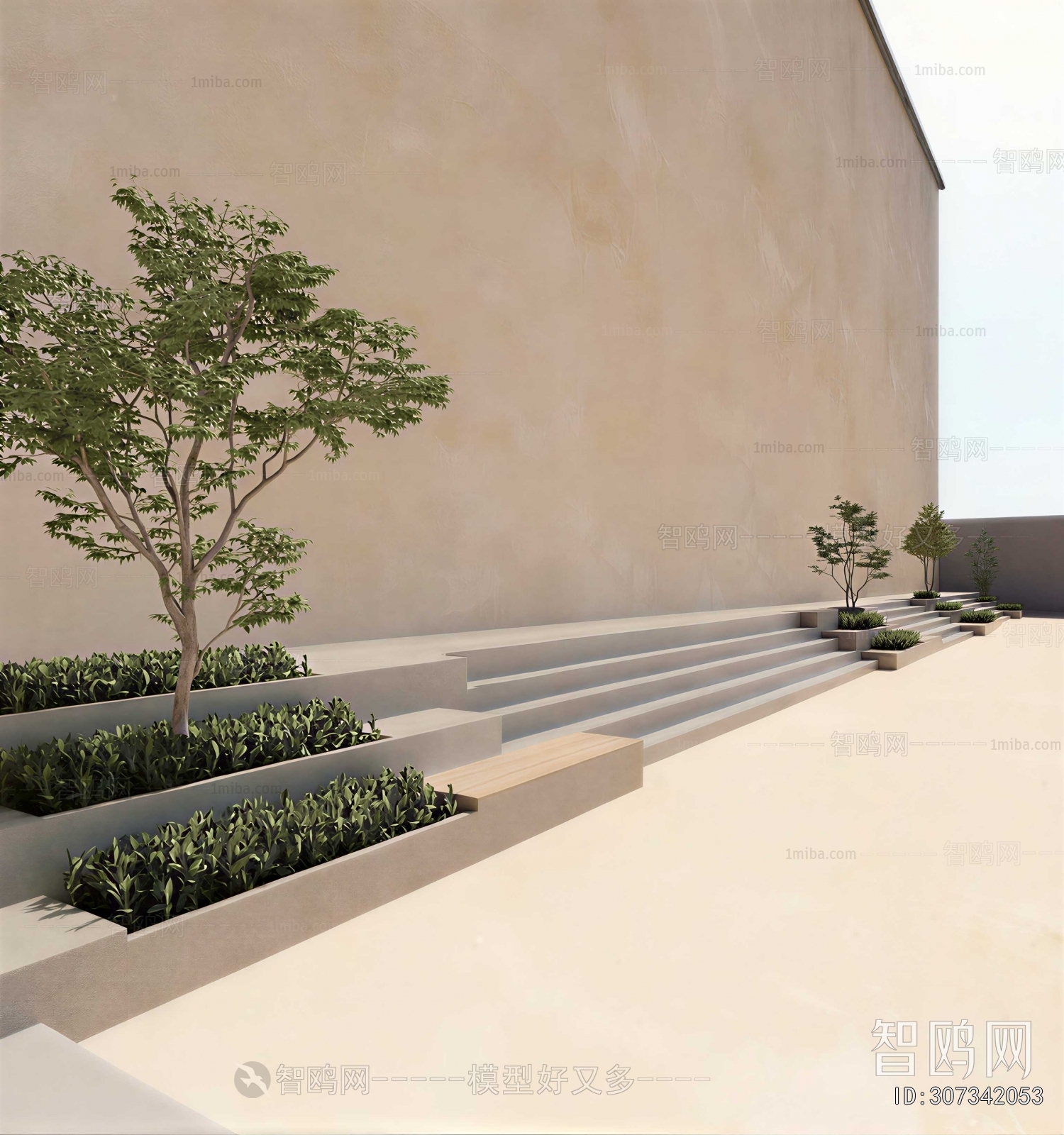 Modern Courtyard/landscape