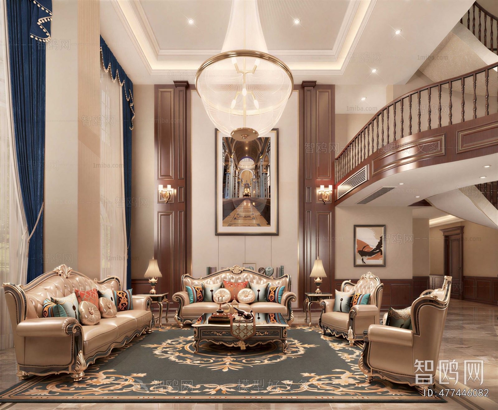 European Style A Living Room