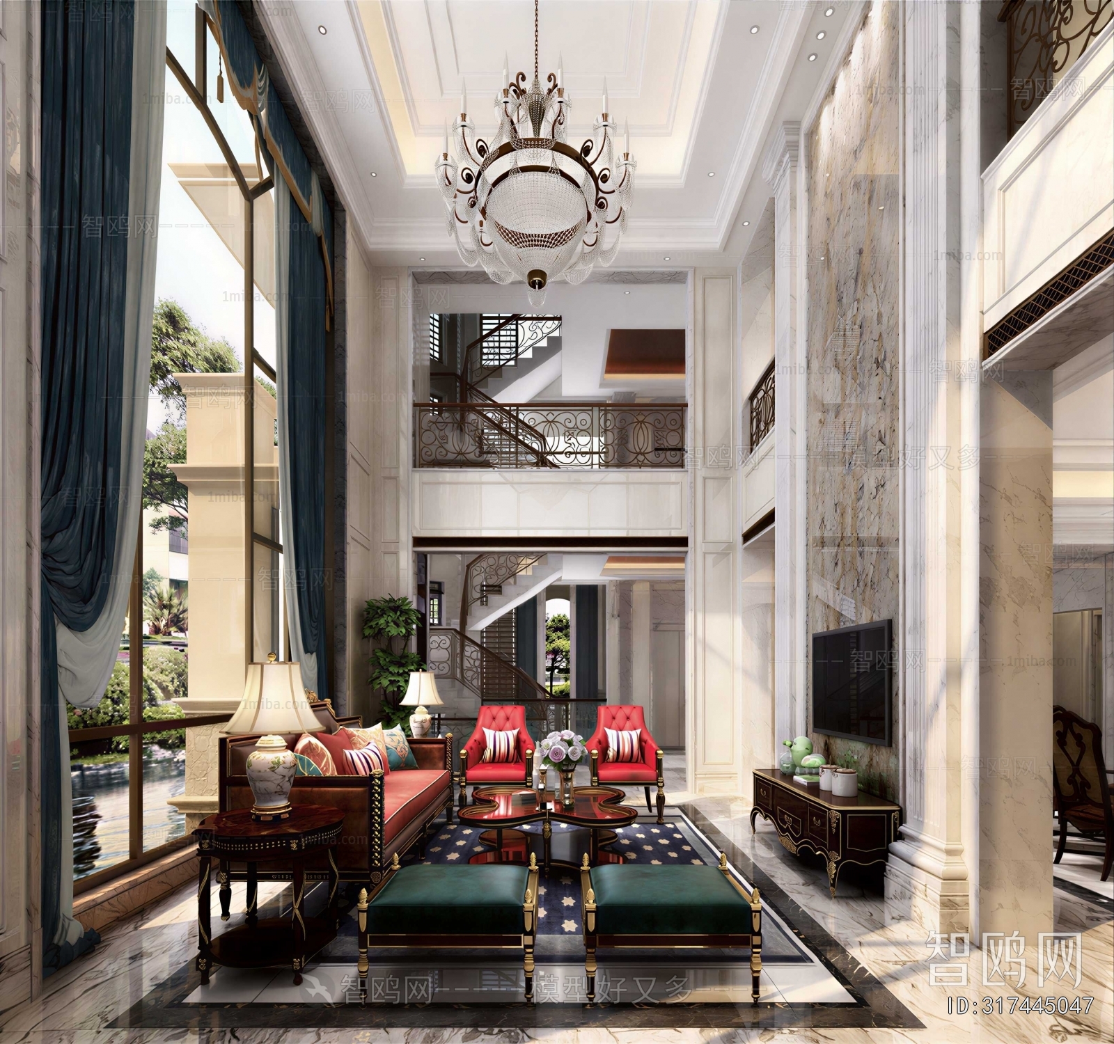 European Style A Living Room