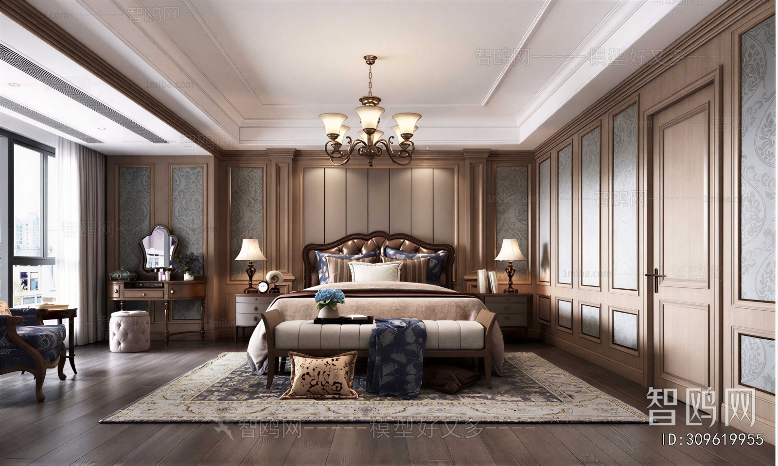 American Style Bedroom
