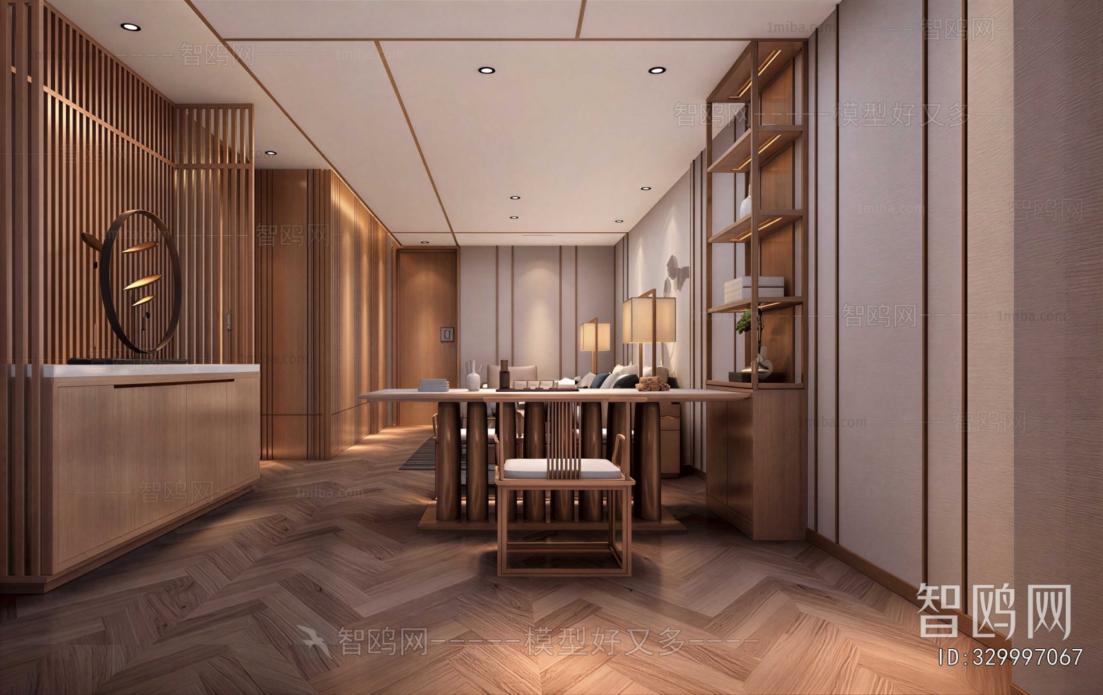 New Chinese Style Dining Room