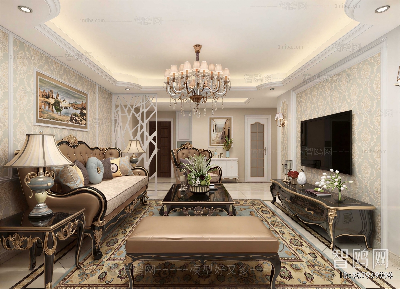 European Style A Living Room