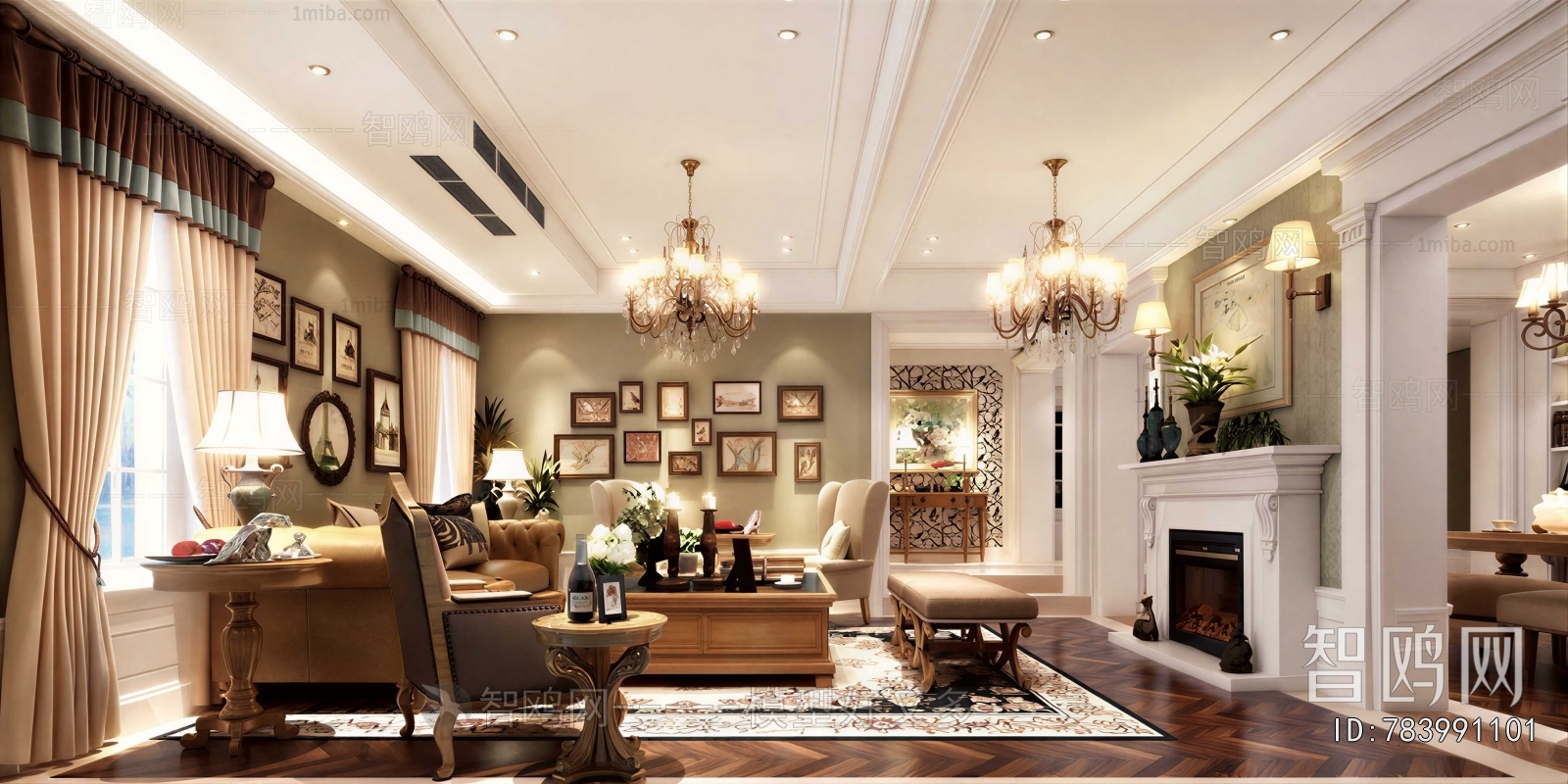European Style A Living Room