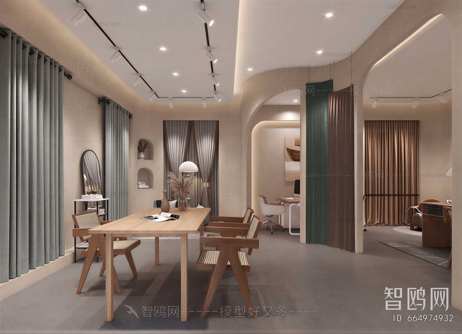 Wabi-sabi Style Exhibition Hall