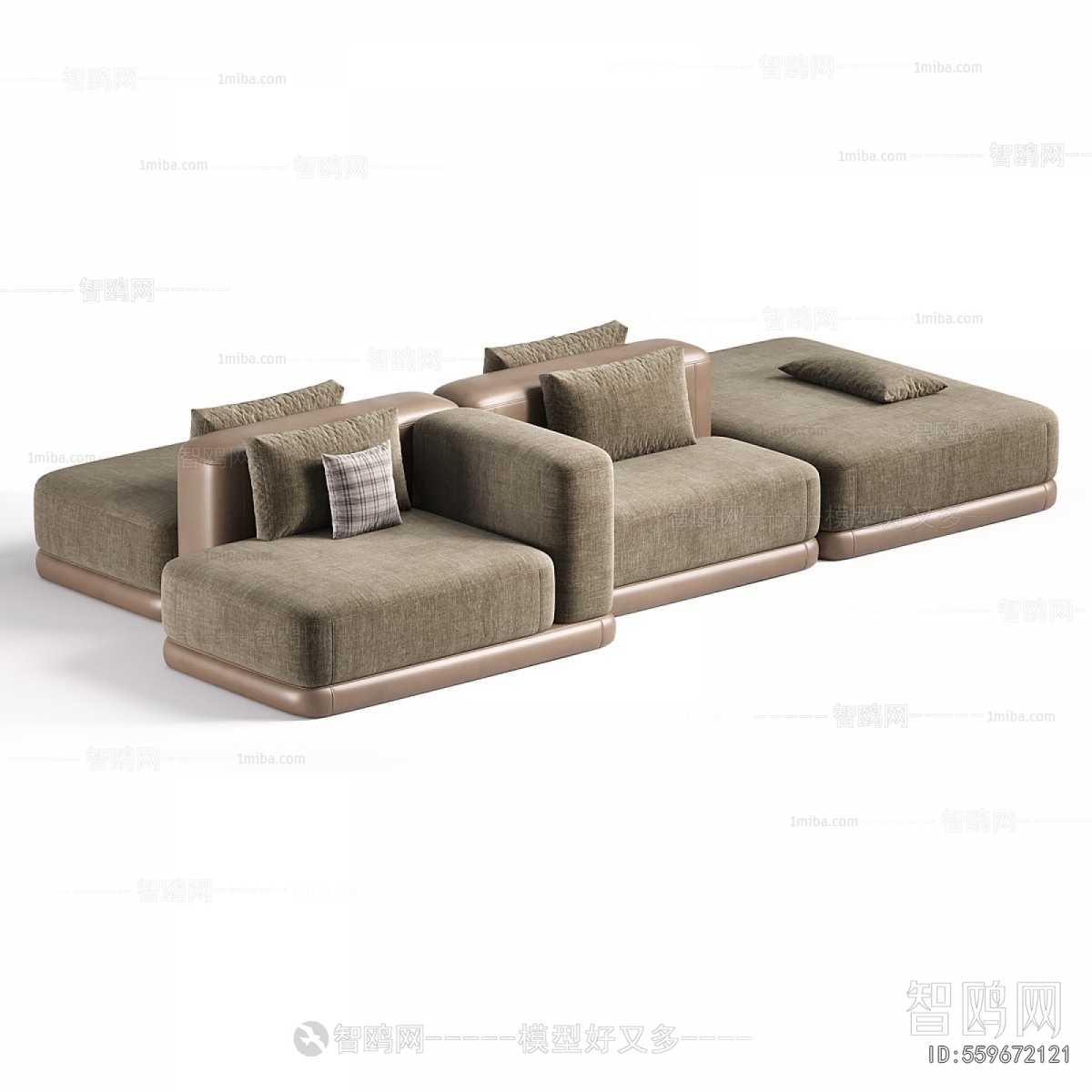 Modern Multi Person Sofa