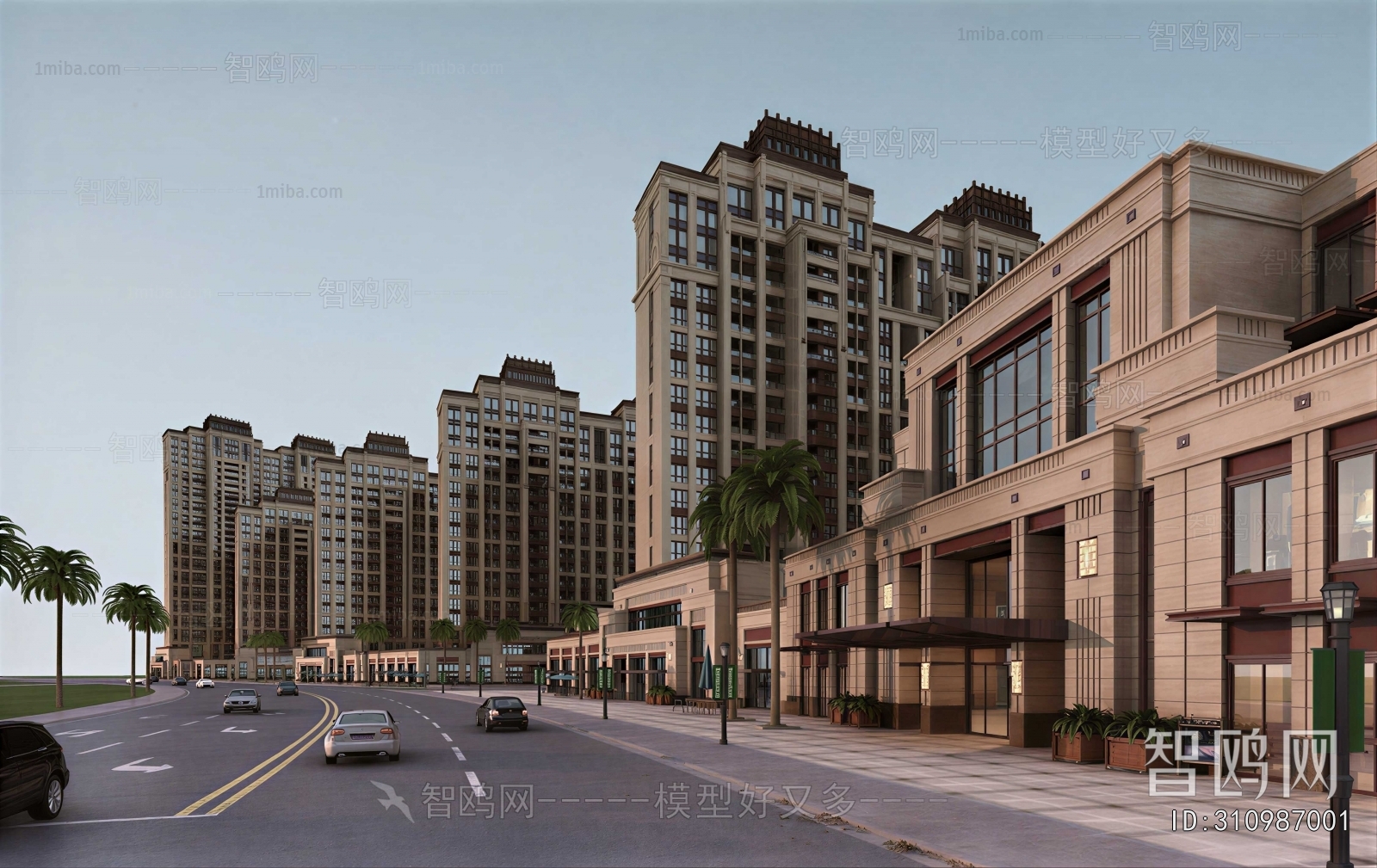 European Style Commercial Street