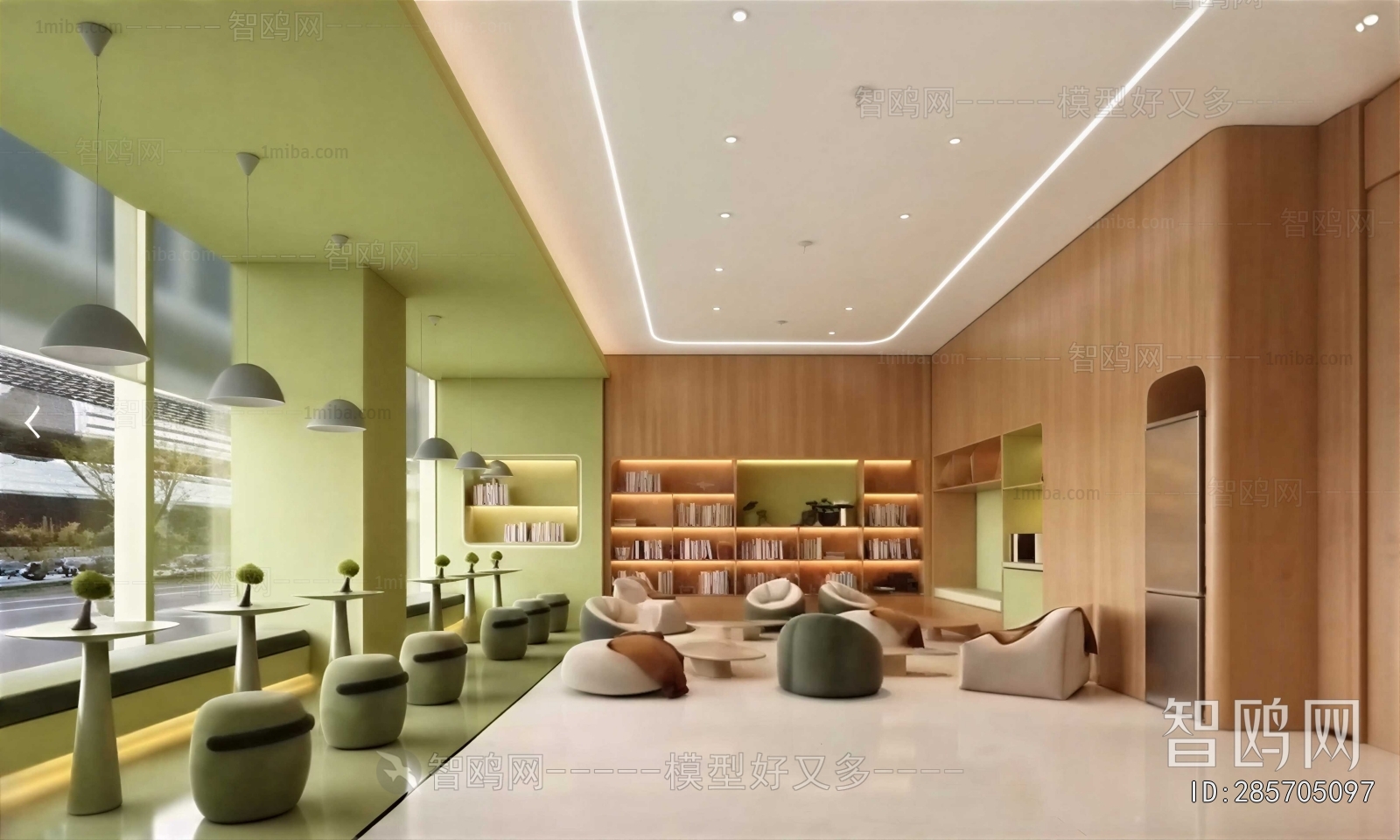 Modern Bookstore Book Bar