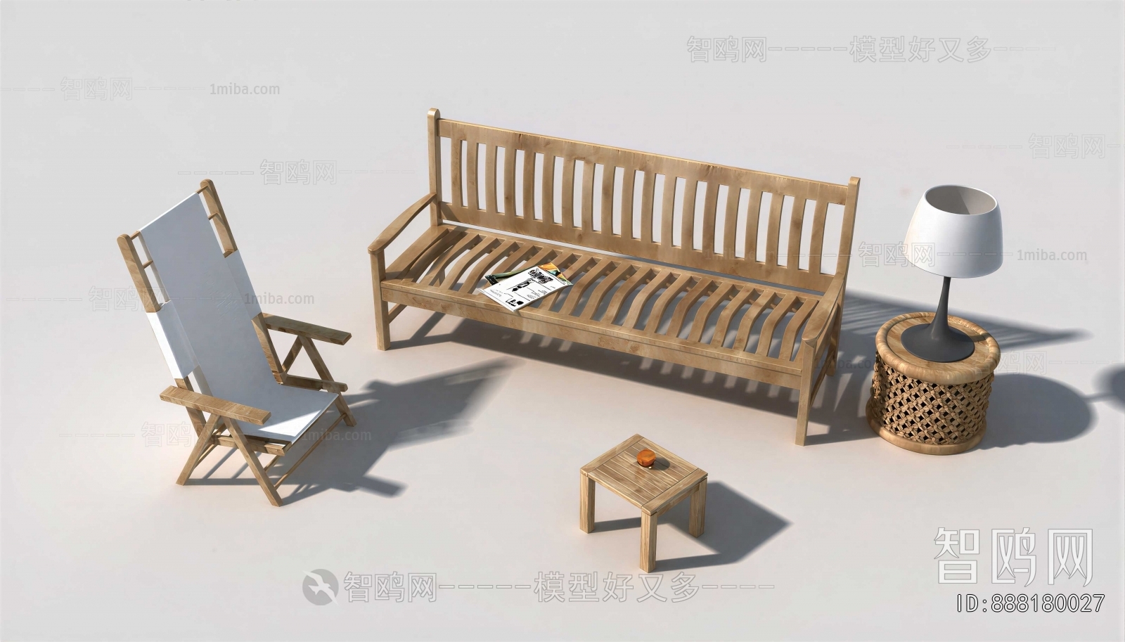 Wabi-sabi Style Lounge Chair