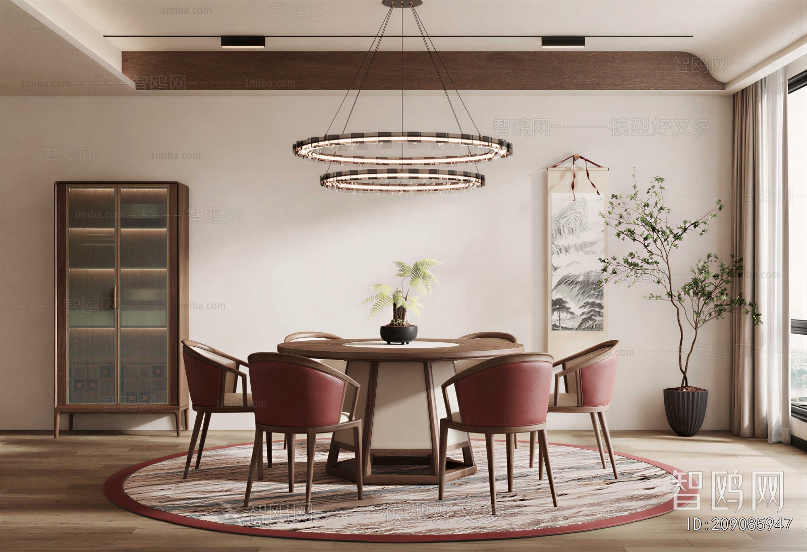 New Chinese Style Dining Room