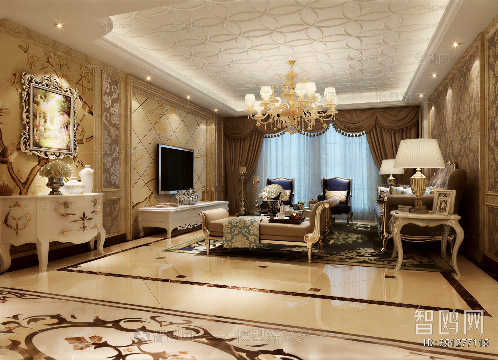 European Style A Living Room