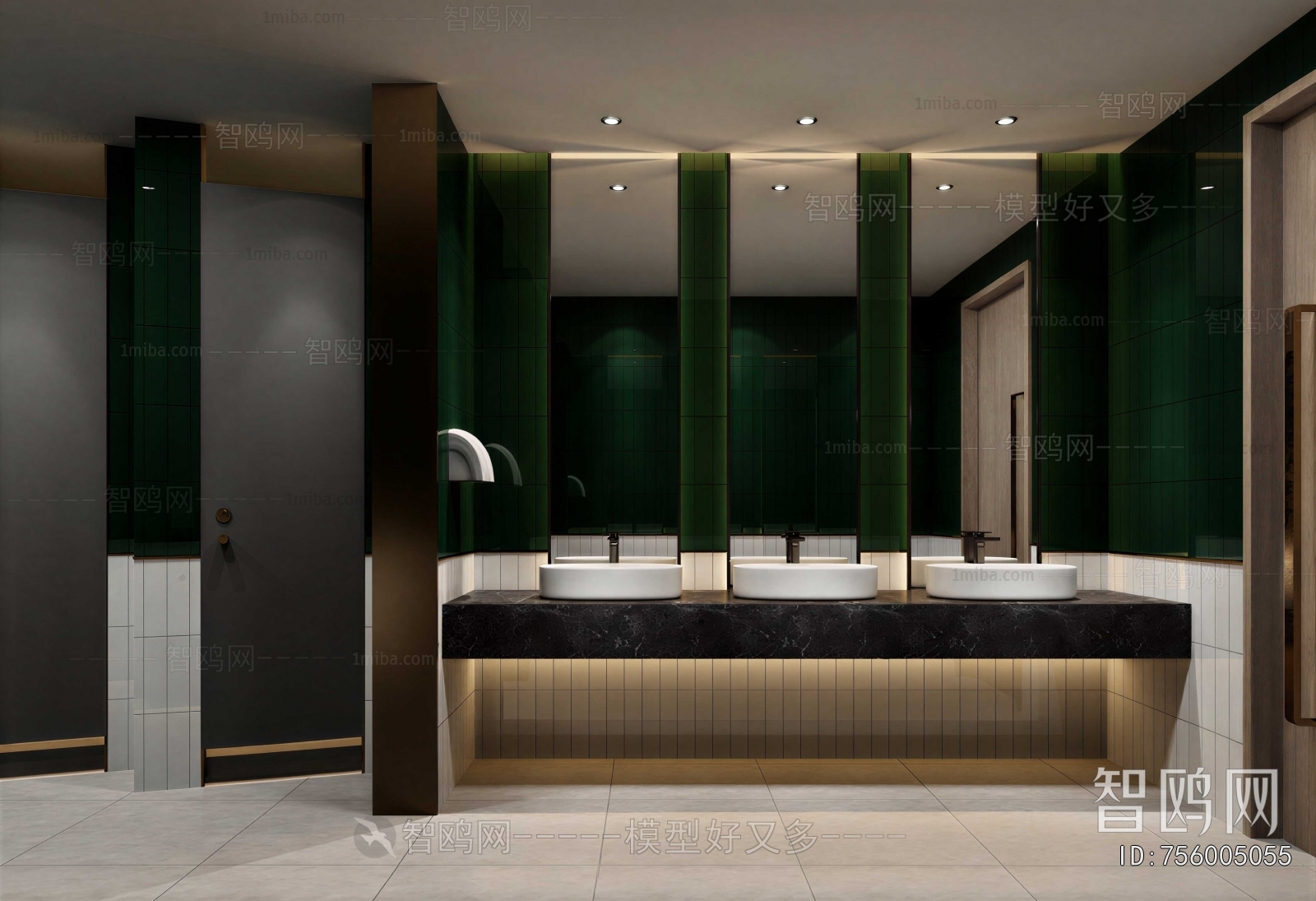 Modern Public Toilet