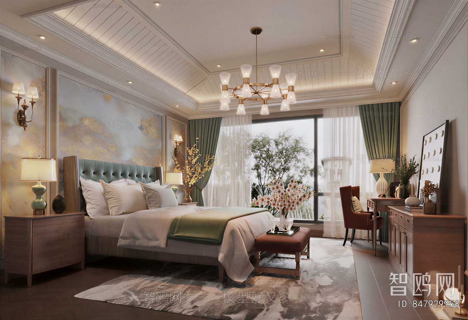 American Style Bedroom
