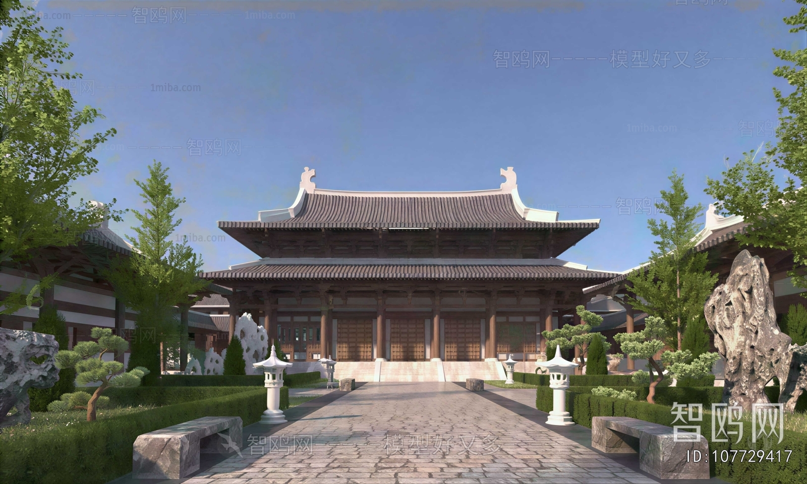 Chinese Style Ancient Architectural Buildings