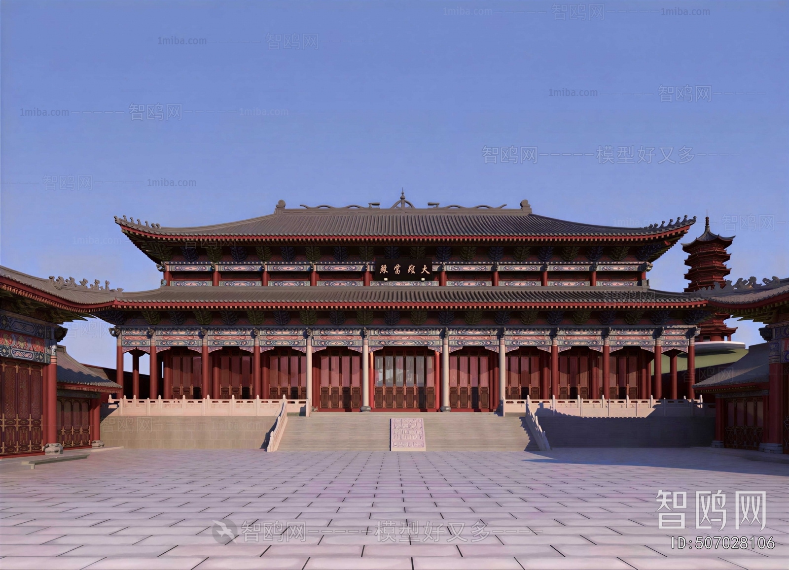 Chinese Style Ancient Architectural Buildings