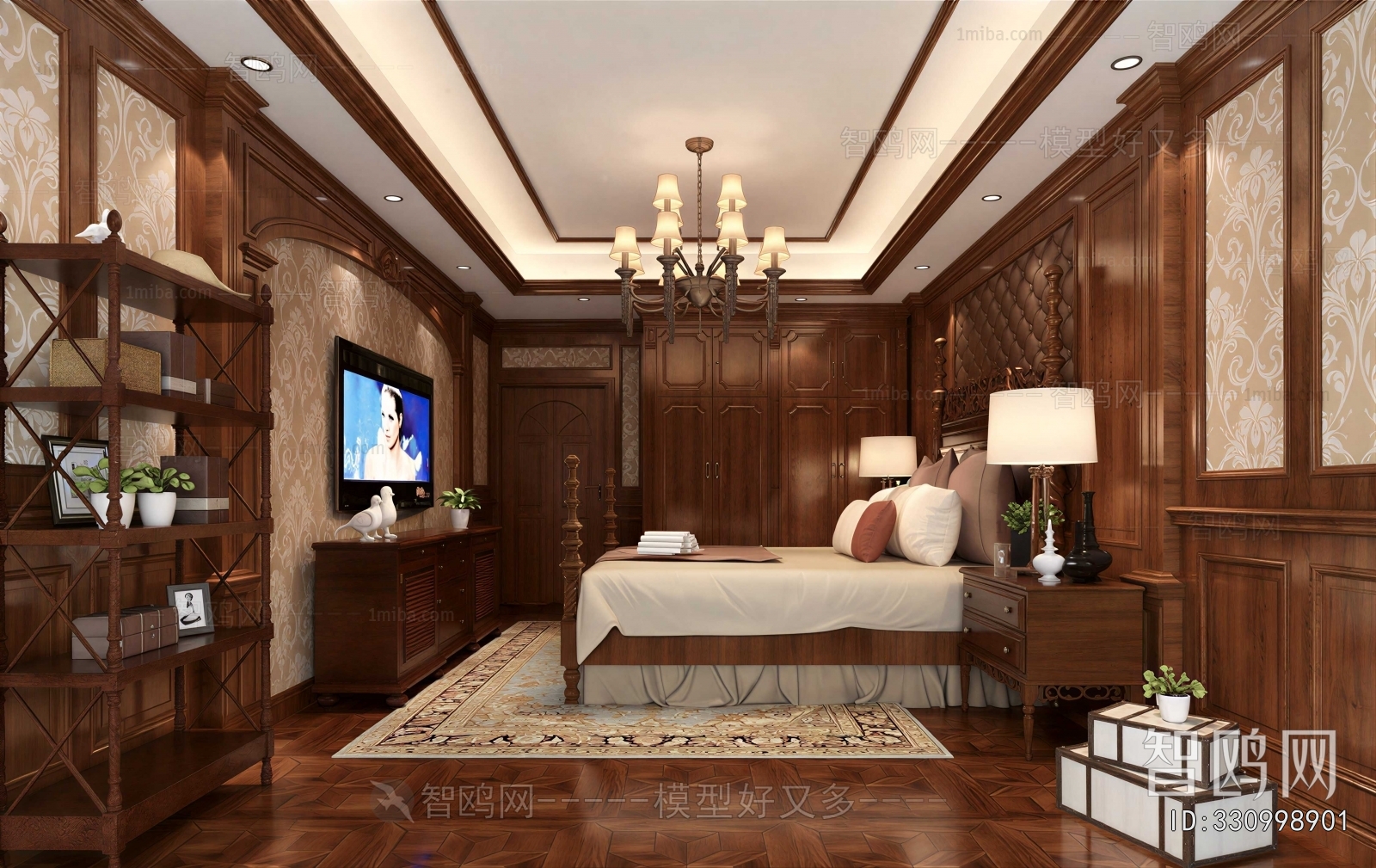 American Style Bedroom