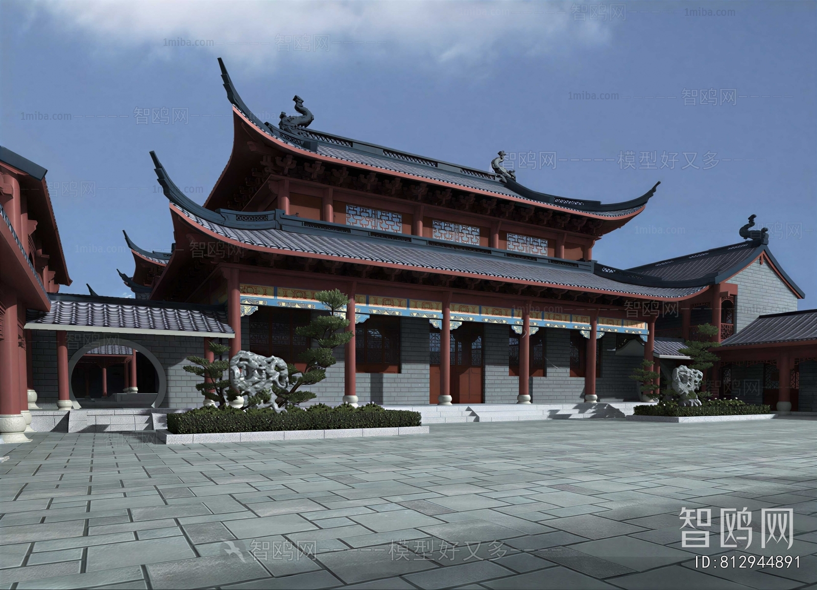 Chinese Style Ancient Architectural Buildings
