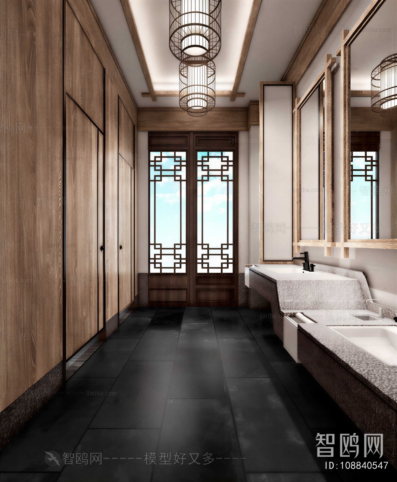 New Chinese Style Public Toilet