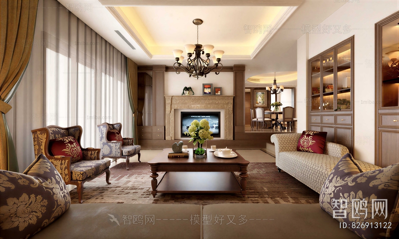 European Style A Living Room