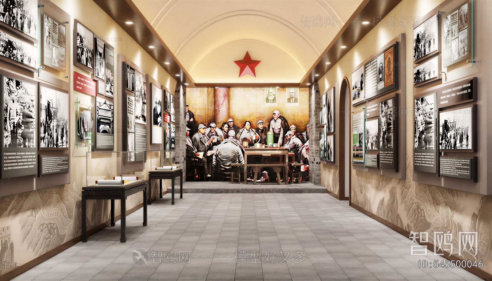New Chinese Style Exhibition Hall