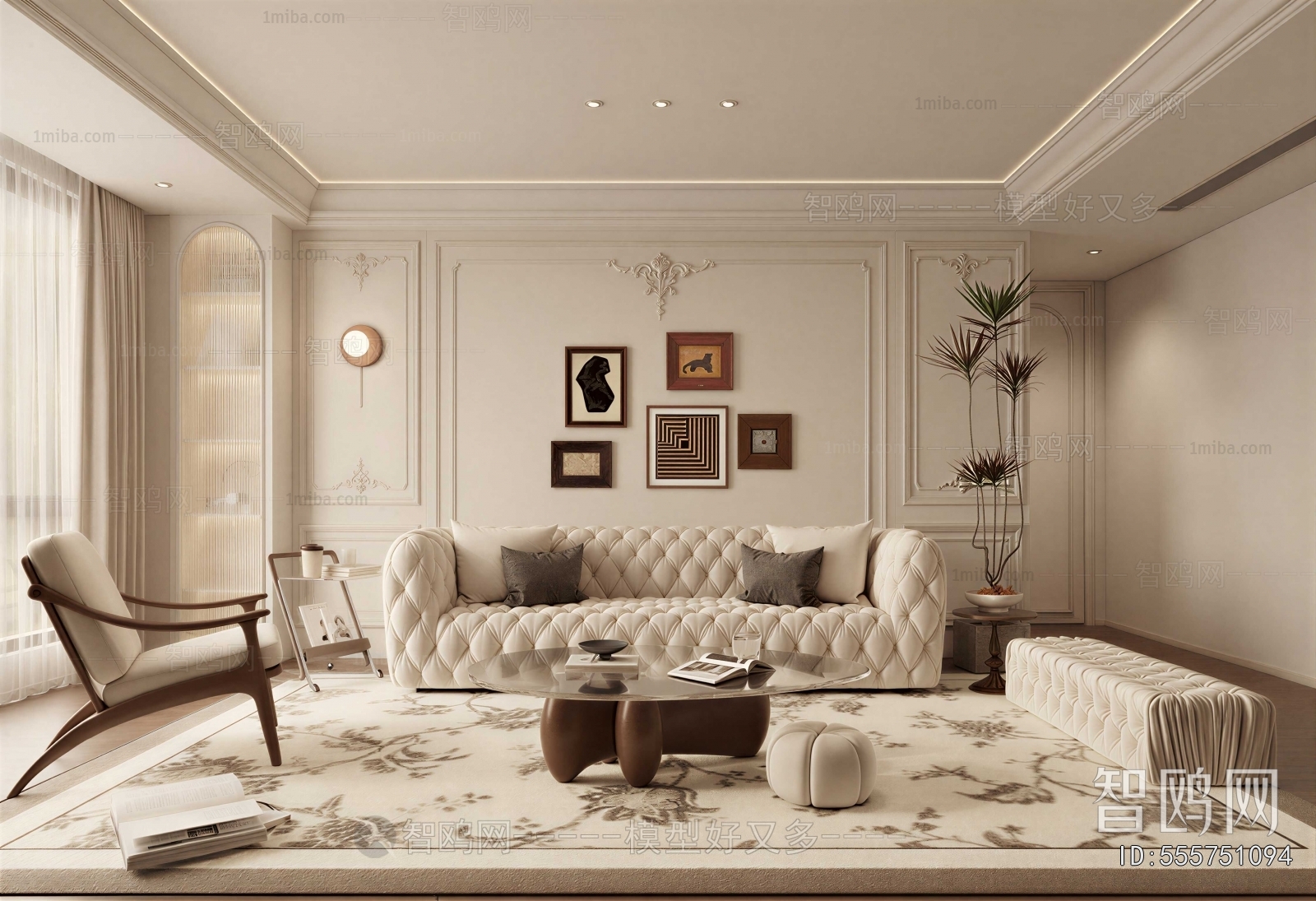 French Style A Living Room