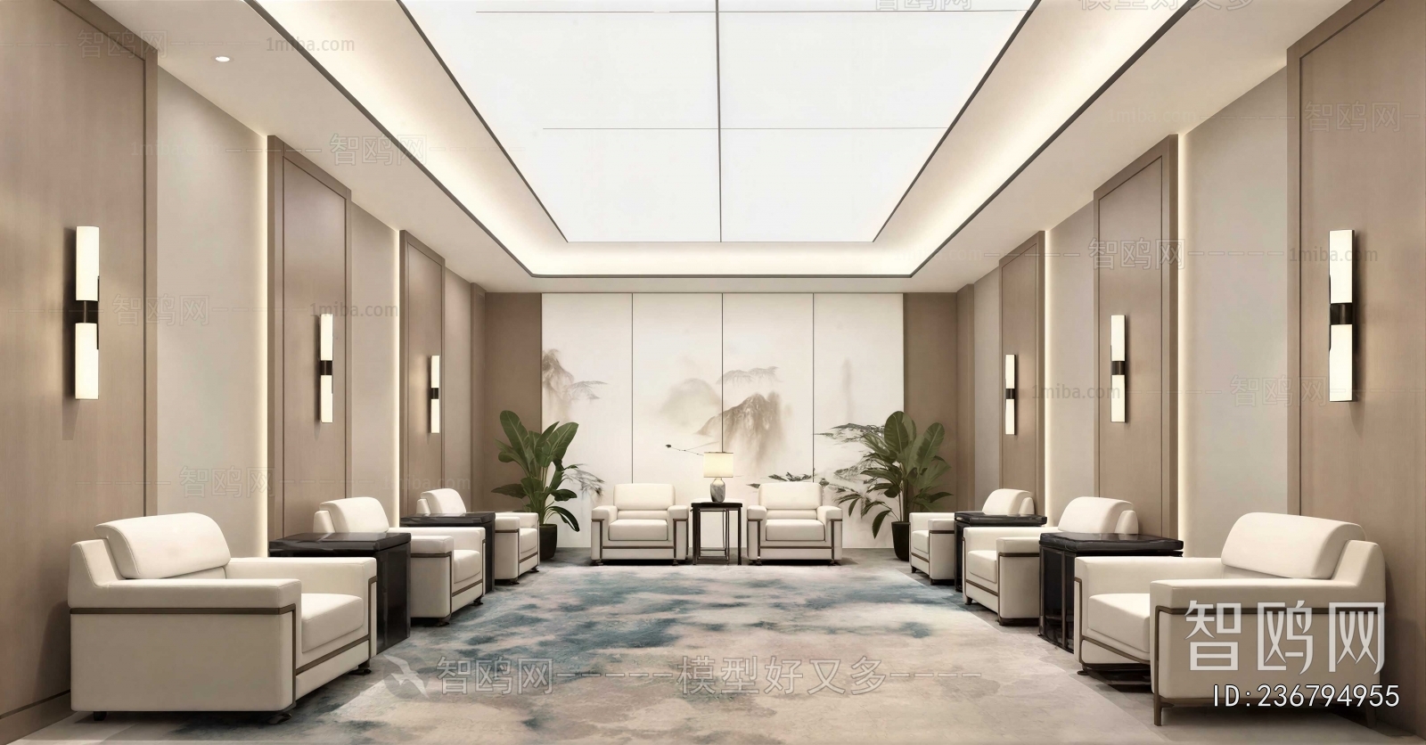New Chinese Style Reception Room