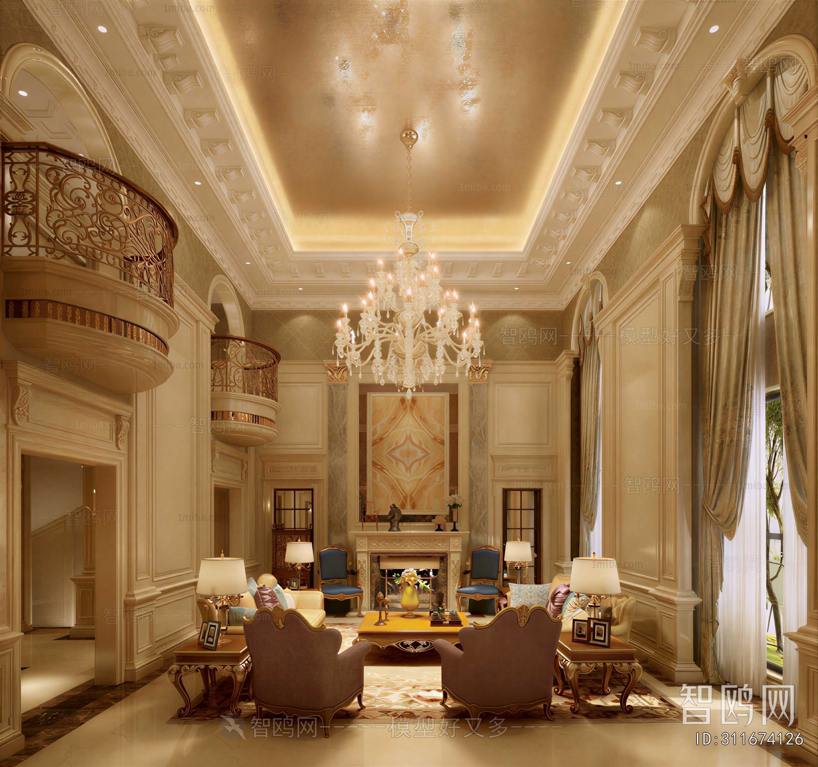 European Style A Living Room