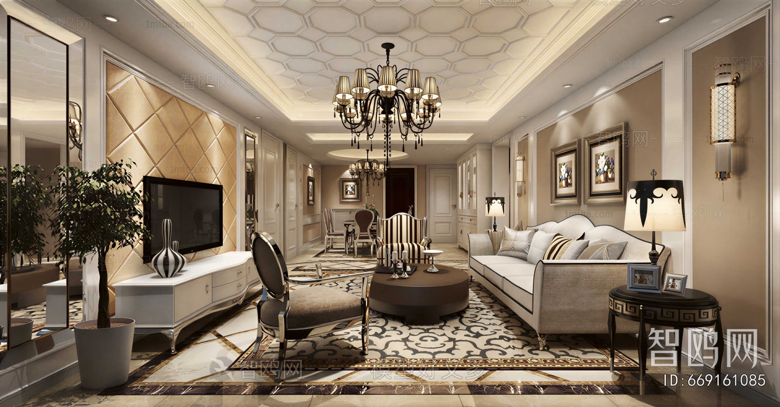 European Style A Living Room