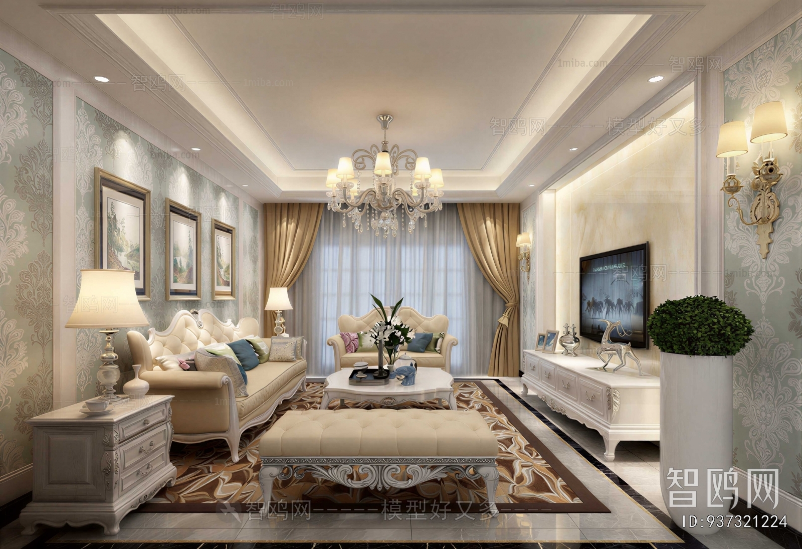 European Style A Living Room