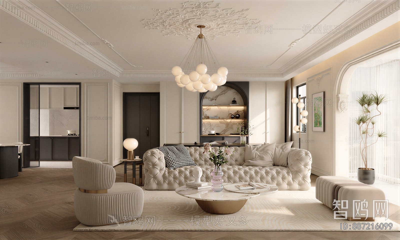 French Style A Living Room
