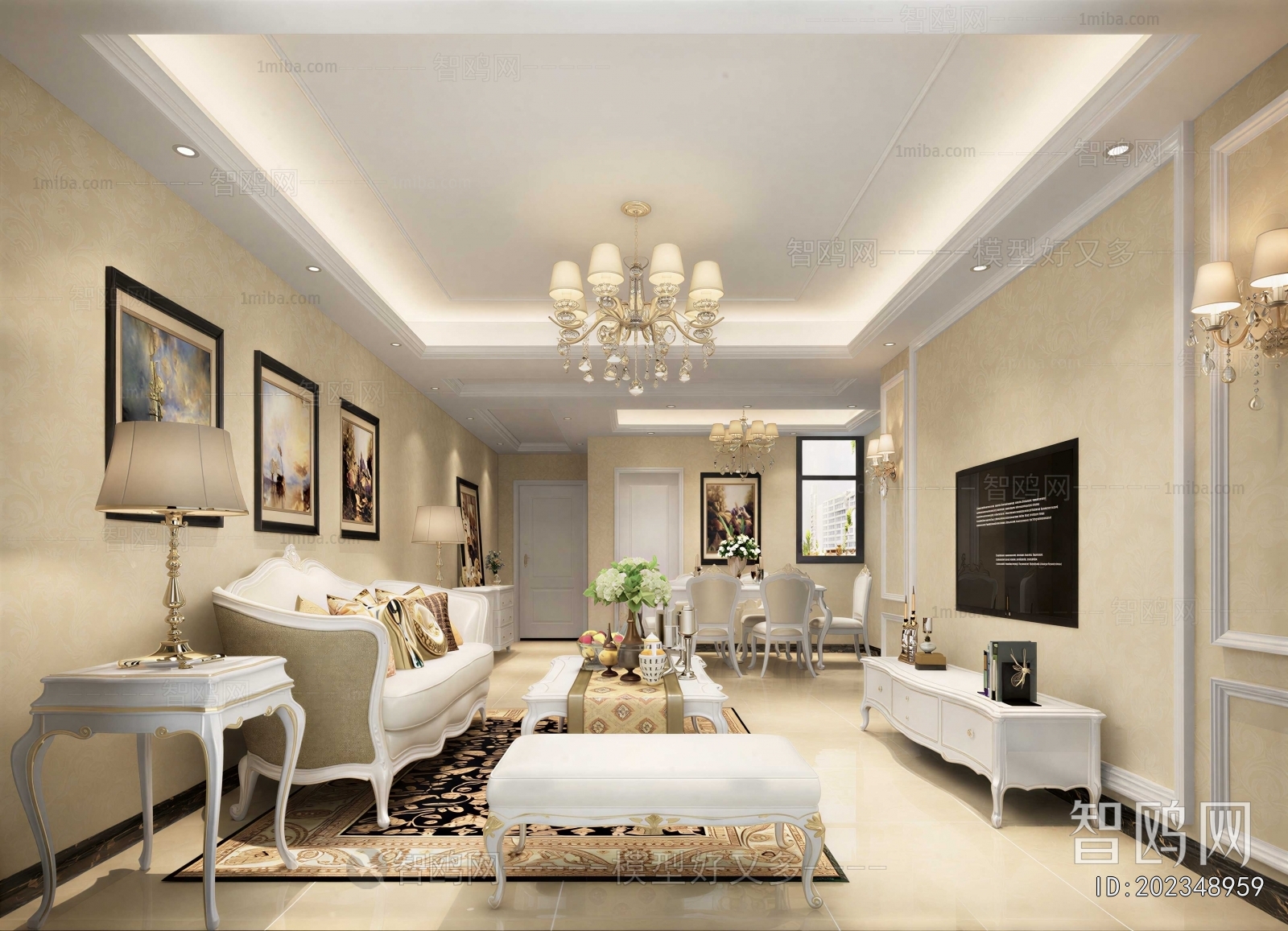 European Style A Living Room